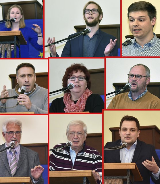 In verschiedenen Redebeiträgen wurde die Situation der Partei analysiert. Foto: Braczko
