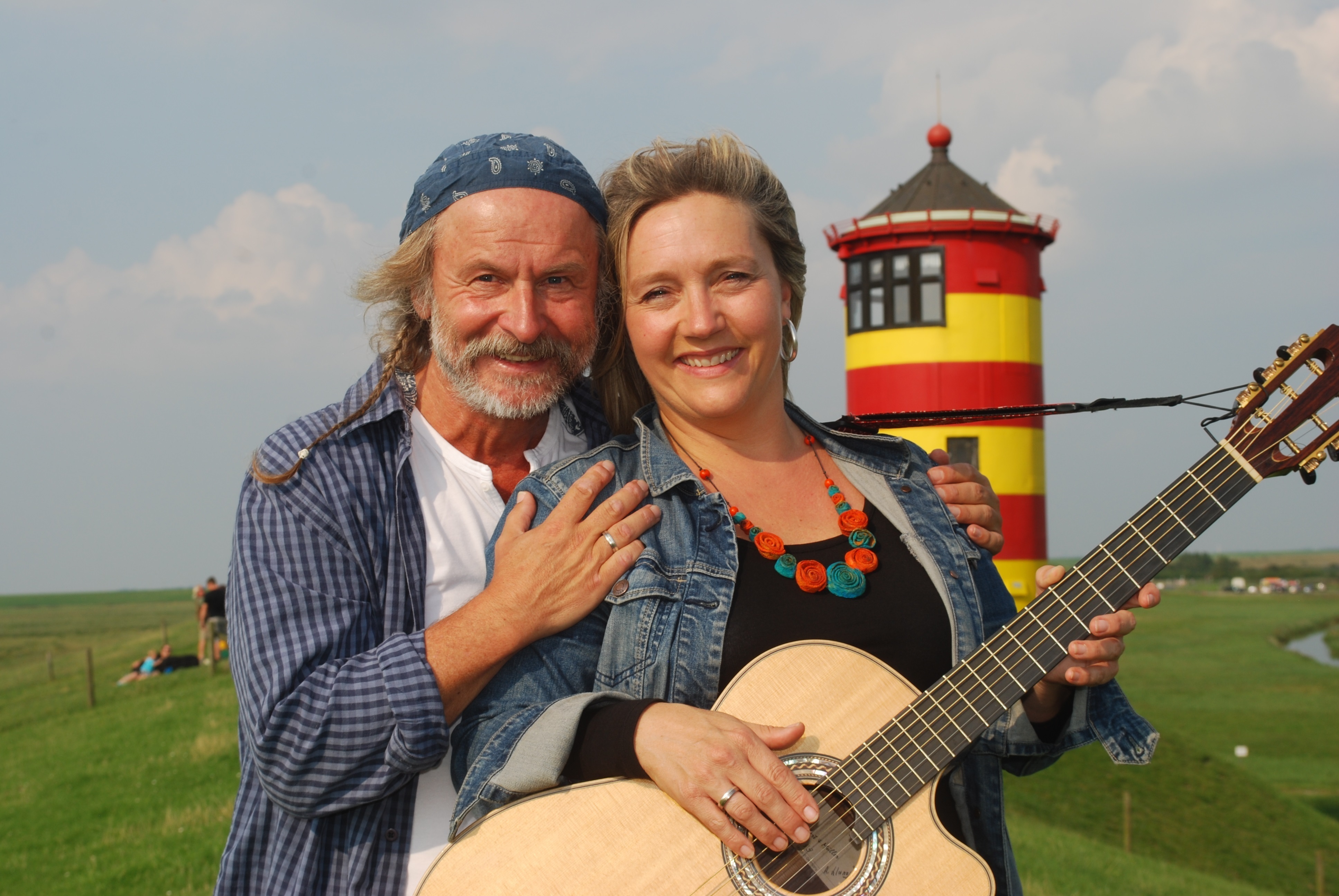 Bettina Göschl und ihr "böser" Wolf: Der Krimiautor schreibt aber auch Kinderbücher