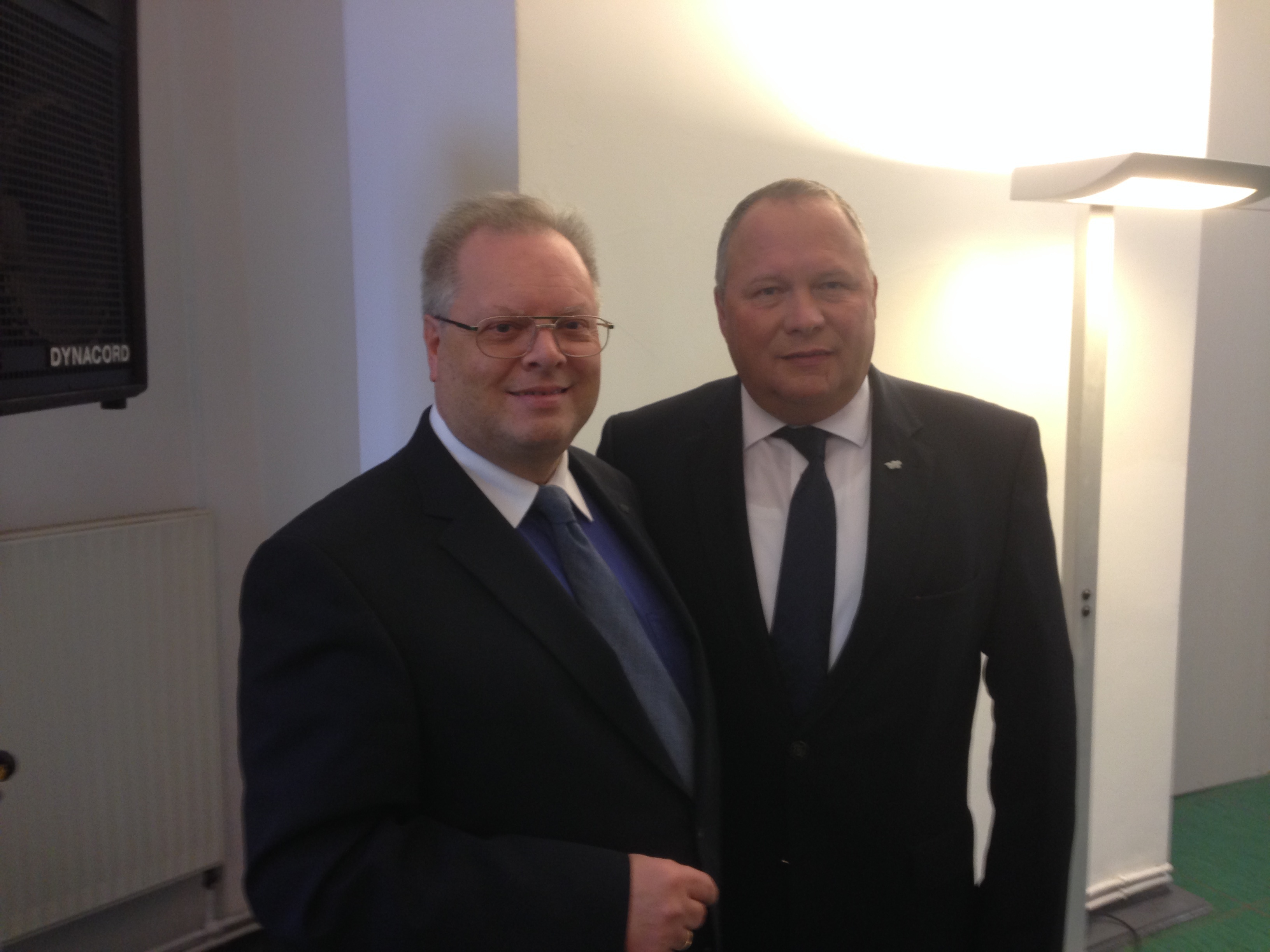 Ratsherr Uwe Kutzner und CDU Generalsekretär Josef Hovenjürgen, MdL