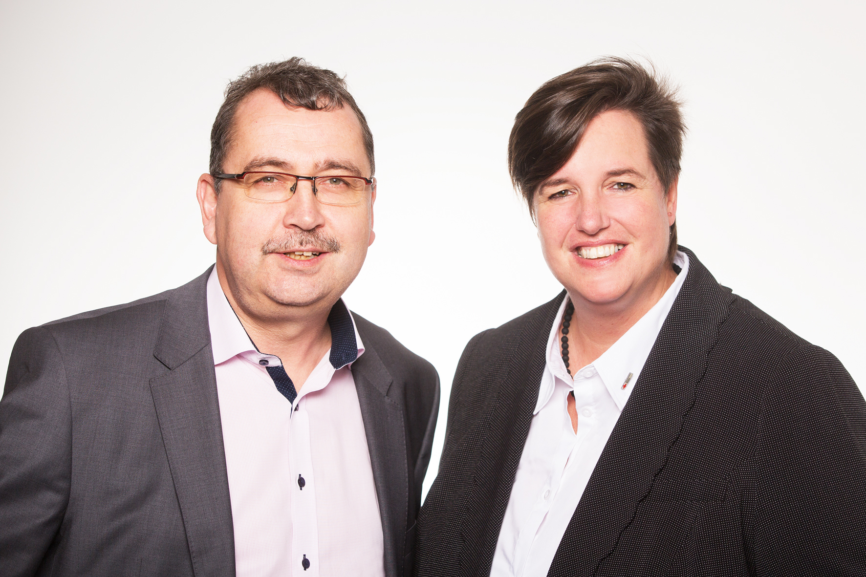Udo Stroh und Nehle Keweloh vom DRK Hagen.