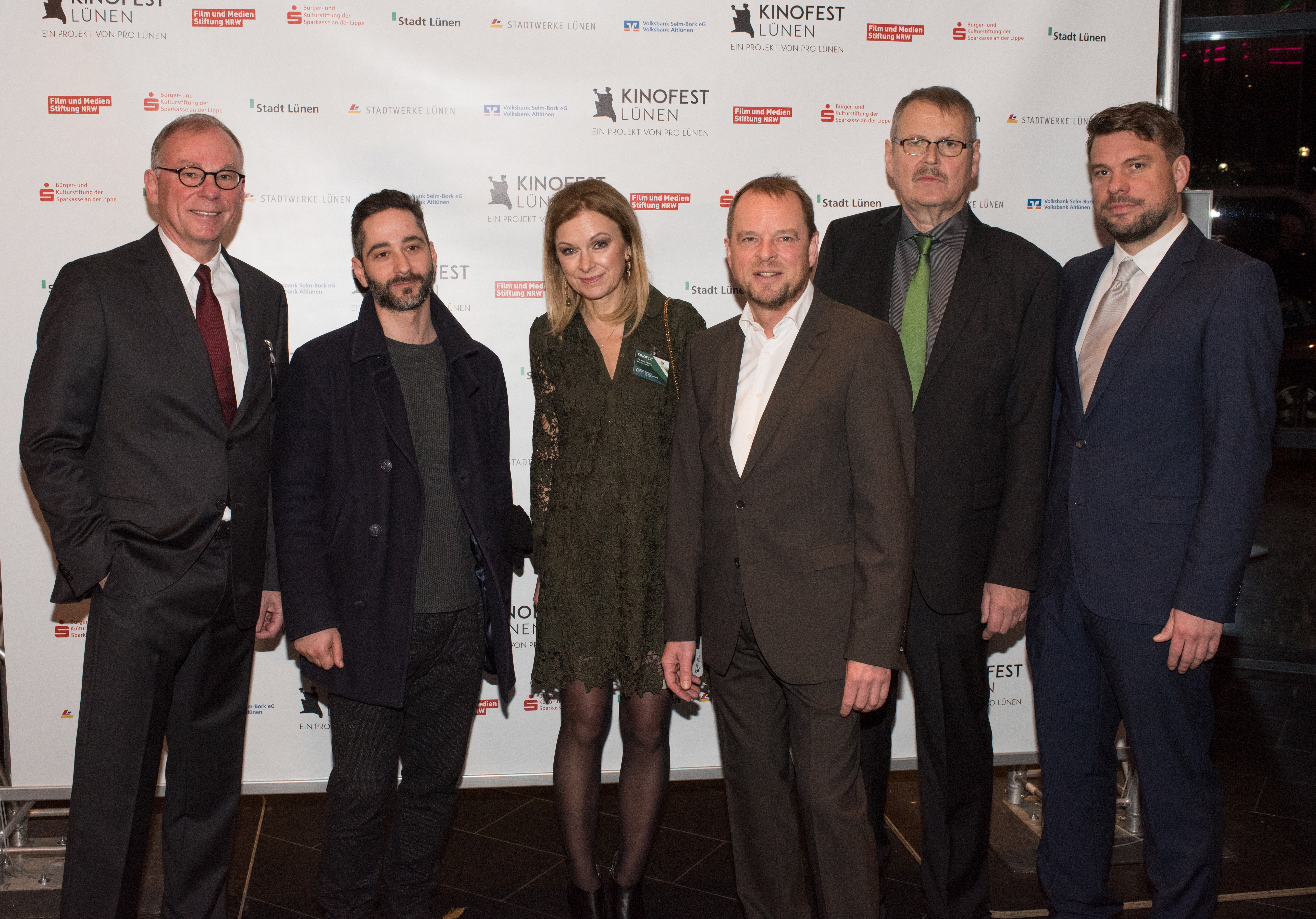 v.l. Hubert Tenberge, Denis Moschitto, Dr.Anke Höwing, Martin Schneider , Mike Wiedemann und Sven Ilgner