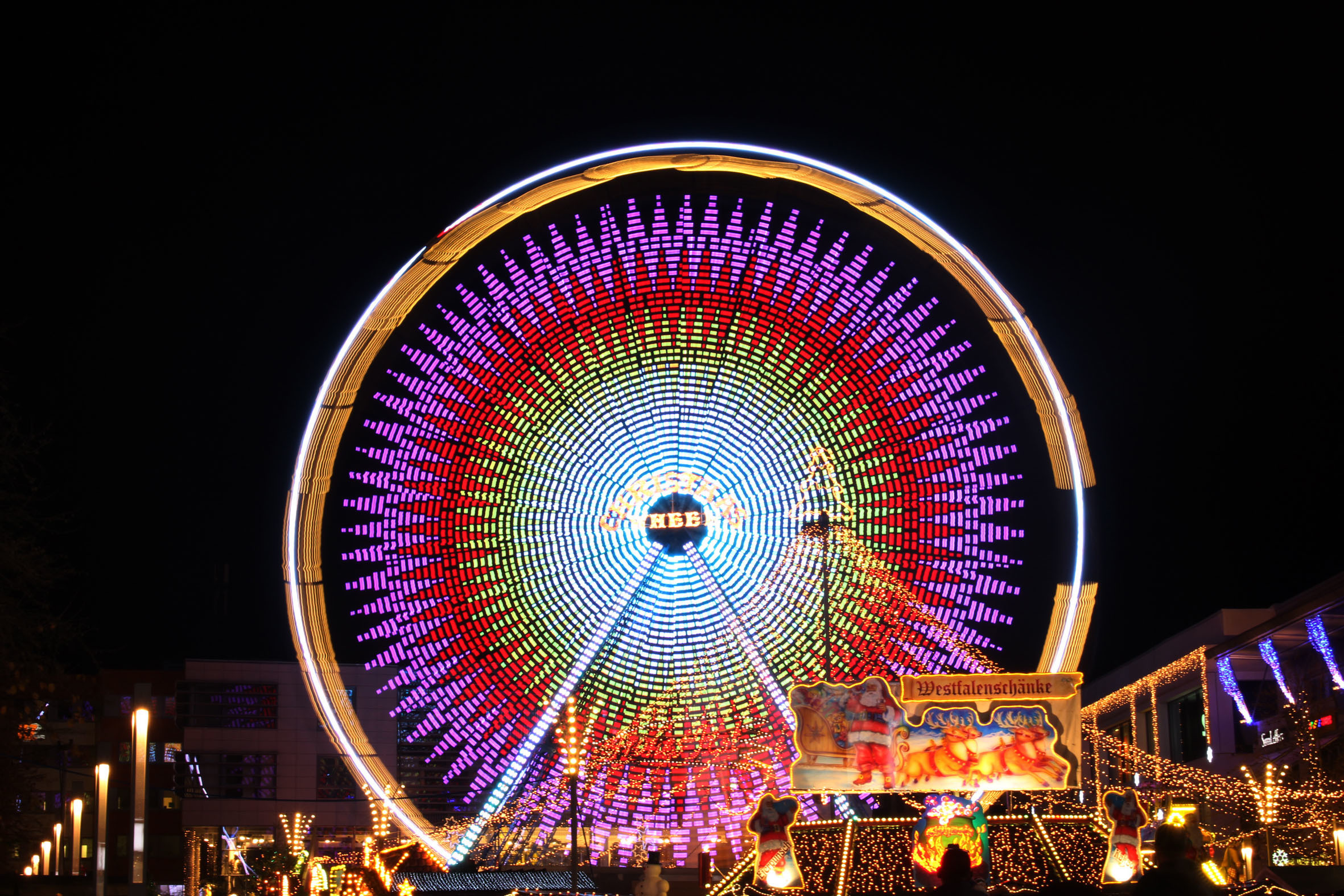 Der Weihnachtsmarkt in Hagen hat eröffnet.