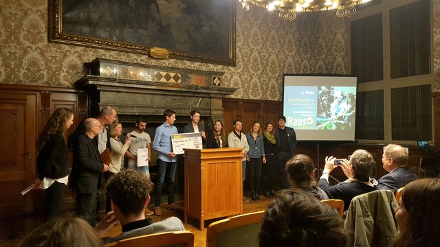 Für das Video-Geocaching-Projekt „Lieblingsplätze“ erhält die Jugendkunstschule Bergkamen den 2. Preis.
