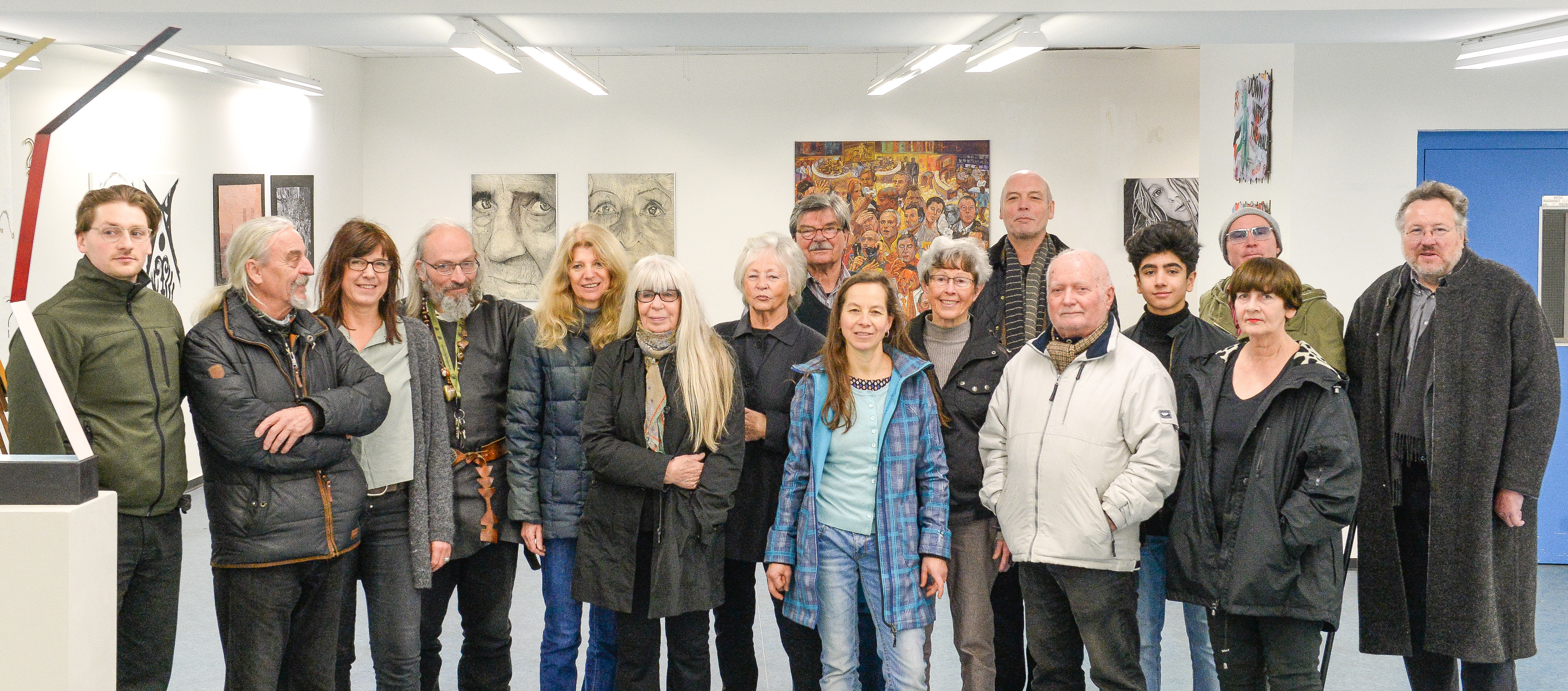Die Mülheimer Künstler stellen diesmal in der Leineweberstraße aus.
