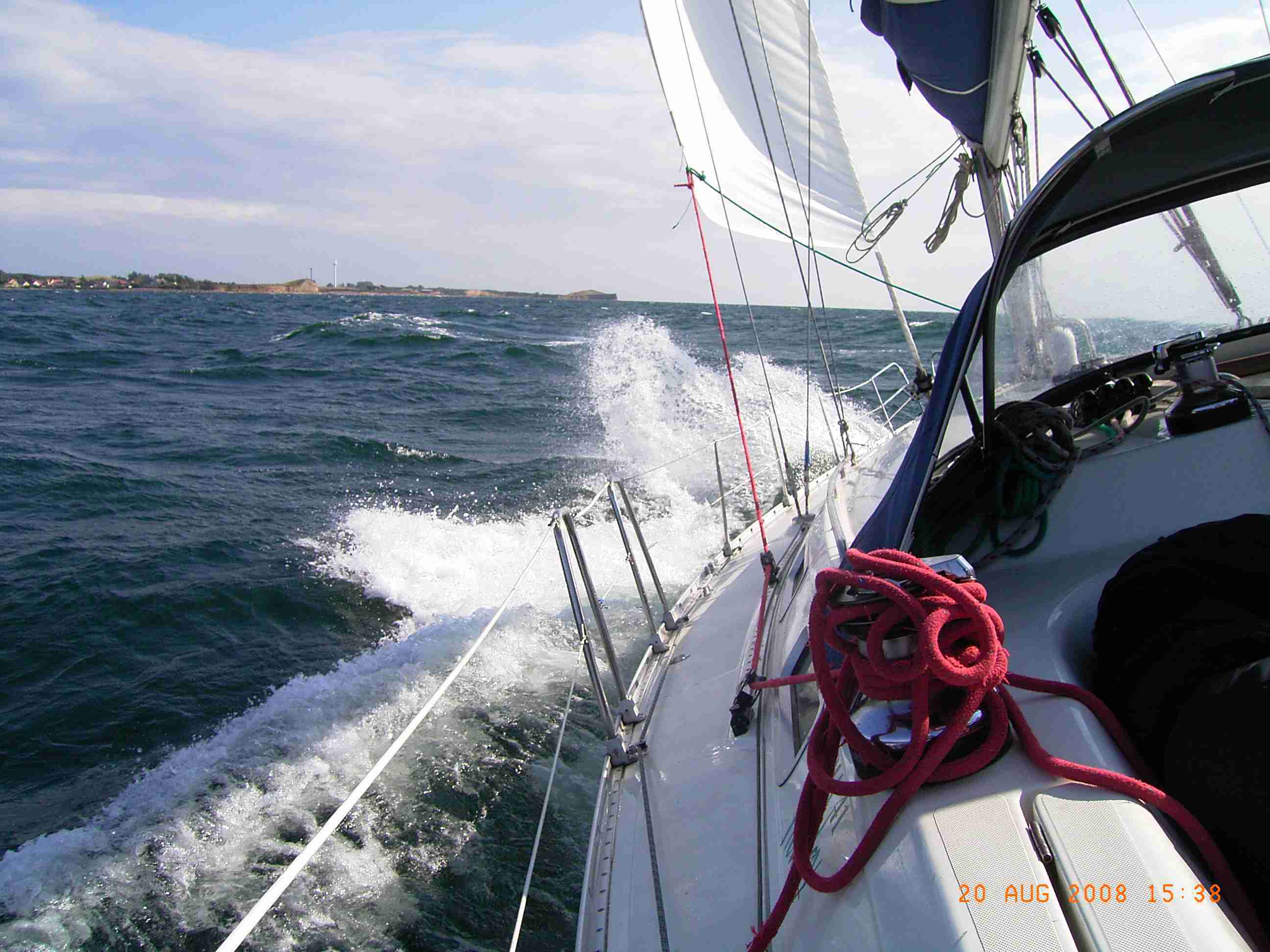 Ideale Segelbedingungen auf der Ostsee.
