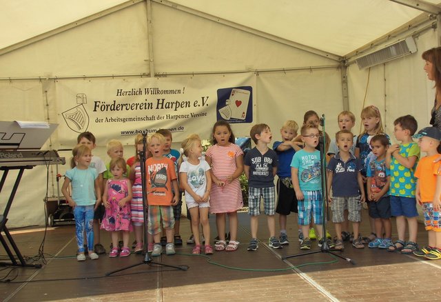 Auftritt der Kleinen  vom Kindergarten