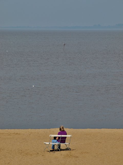Listening to the sound of the sea