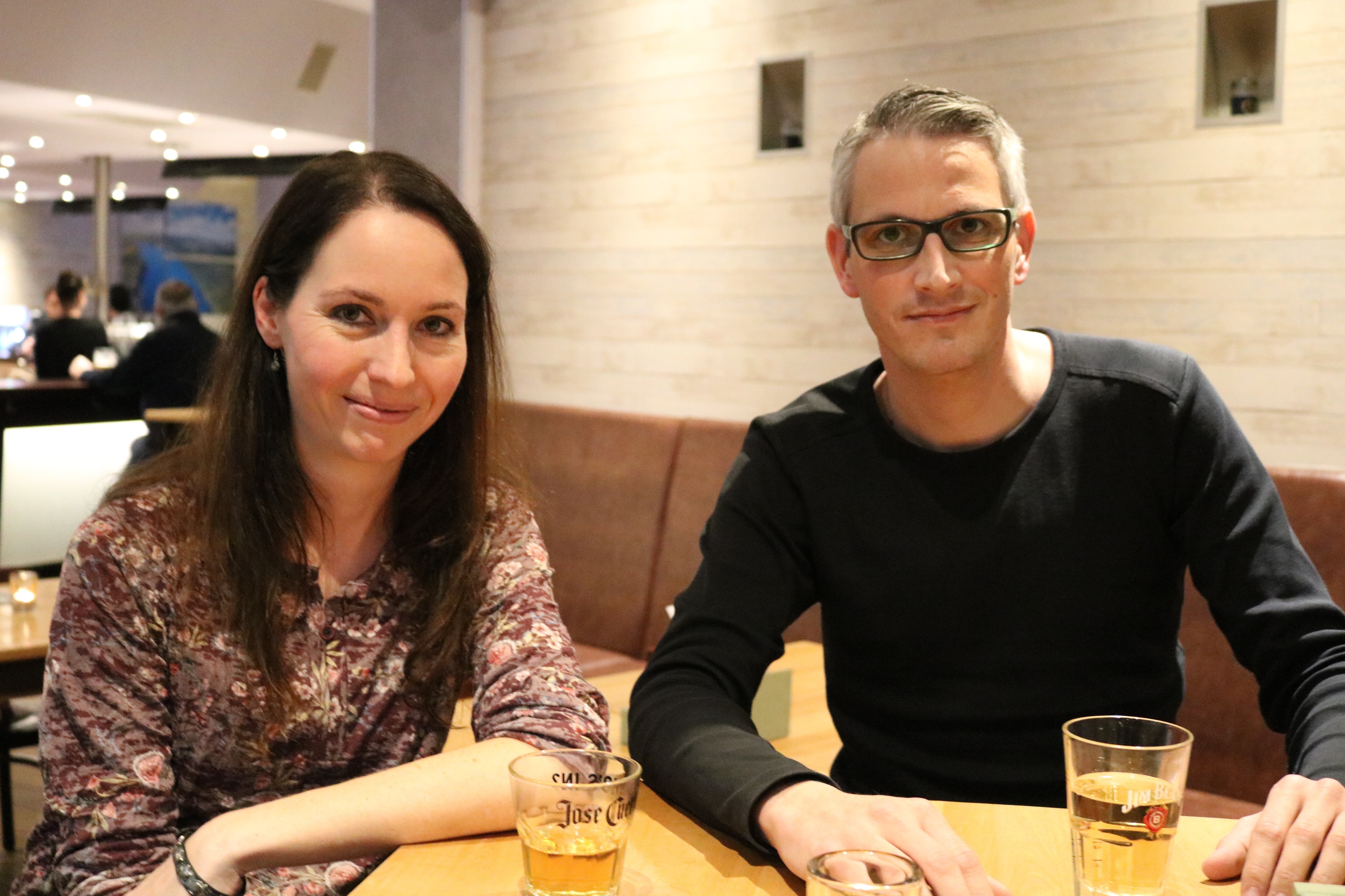 Liv Reinecke und Ulf Weinstock (v.l.) bilden zusammen die Band "Pradonium". Foto: Wieczorek