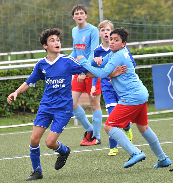 Die Mintarder C-Junioren wurden gebremst in ihrem Aufwärtstrend.
Foto: Bangert