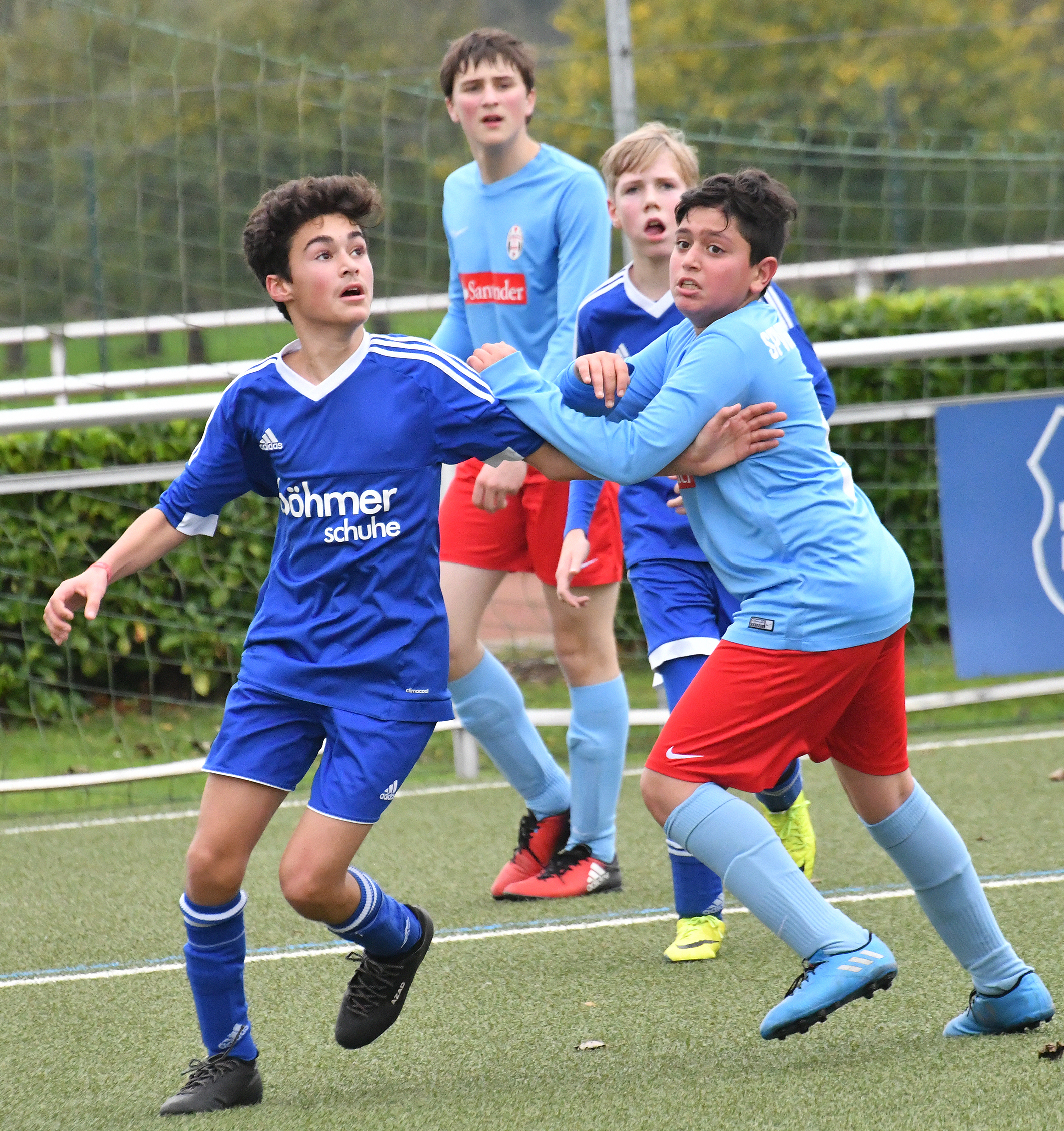 Die Mintarder C-Junioren wurden gebremst in ihrem Aufwärtstrend.
Foto: Bangert