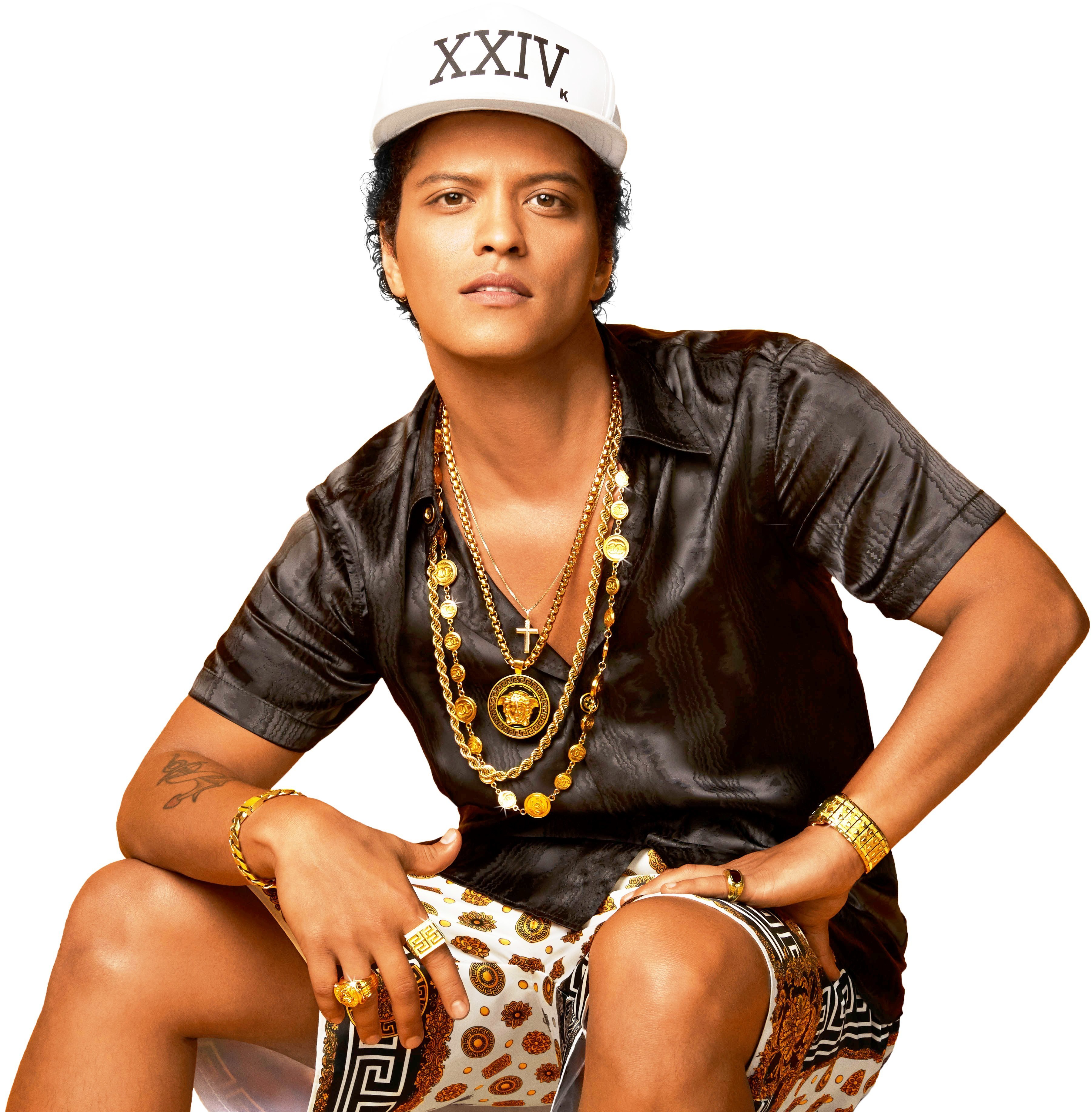 Hat seine Europakonzerte für 2018 angekündigt: Bruno Mars. In Düsseldorf gastiert er am 02.07.2018.