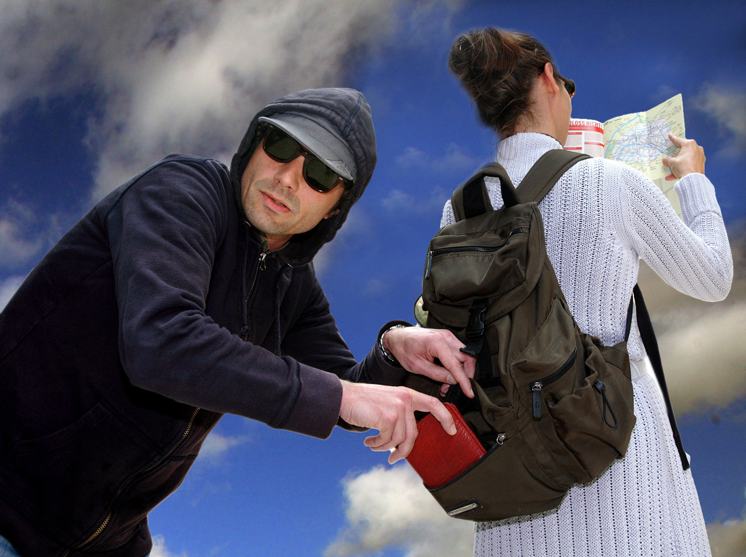 Symbolfoto Taschendiebstahl