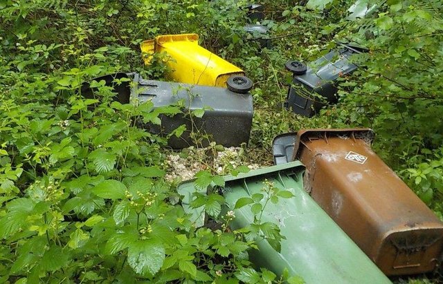 Die Firma RE-Entsorgung wird wie bisher die Sammlung und den Transport des Restabfalls, der Grün- und Gartenabfälle und des Altpapiers durchführen. Natürlich nicht so wie auf unserem Archivbild.