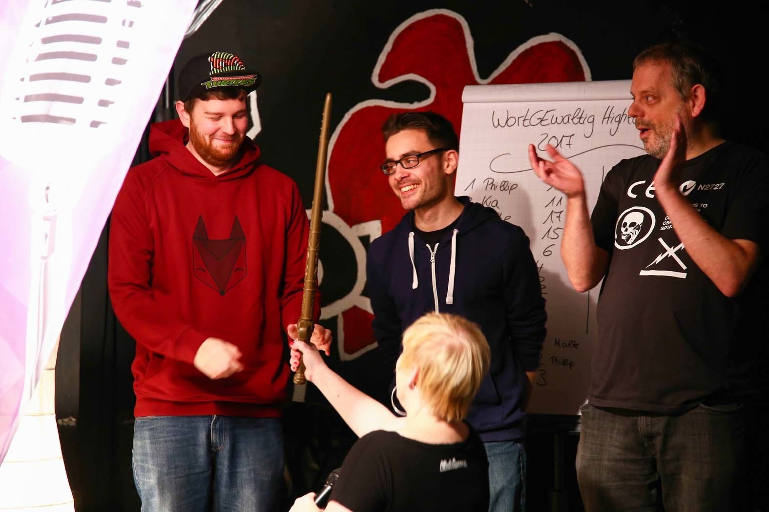 Malte (links) konnte sich im Finale durchsetzen.