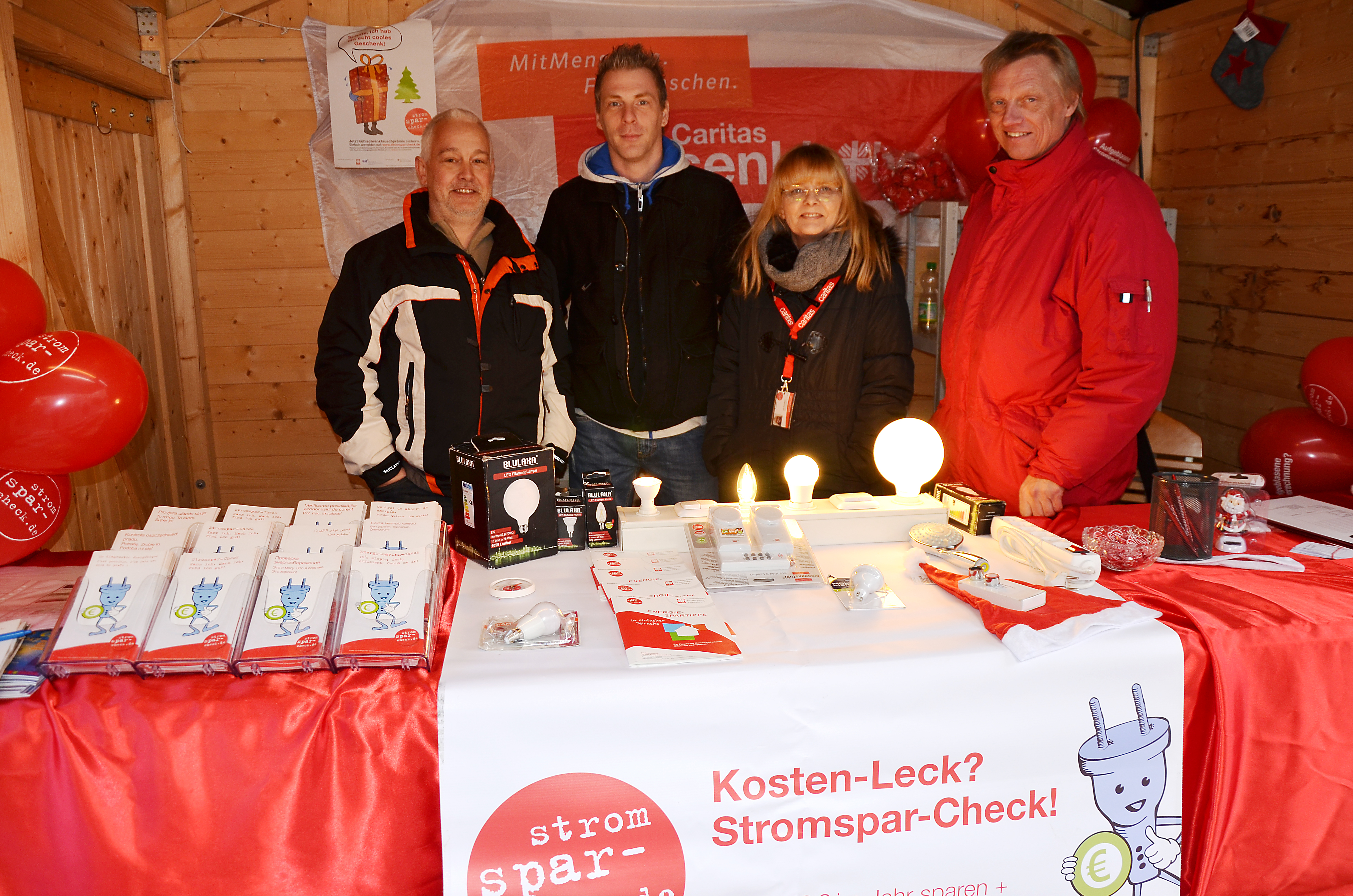 Die Caritas-Stromchecker sind generell in ihrer Geschäftsstelle, Bahnhofsvorplatz 4, anzutreffen.Foto: Landgraf