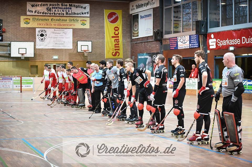 Beide Mannschaften lieferten den Zuschauern ein spektakuläres Duell. Fotos: Ralf Isselhorst