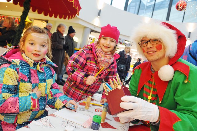 Viele bunte Aktionen begeisterten den Nachwuchs in der Stadtgalerie.