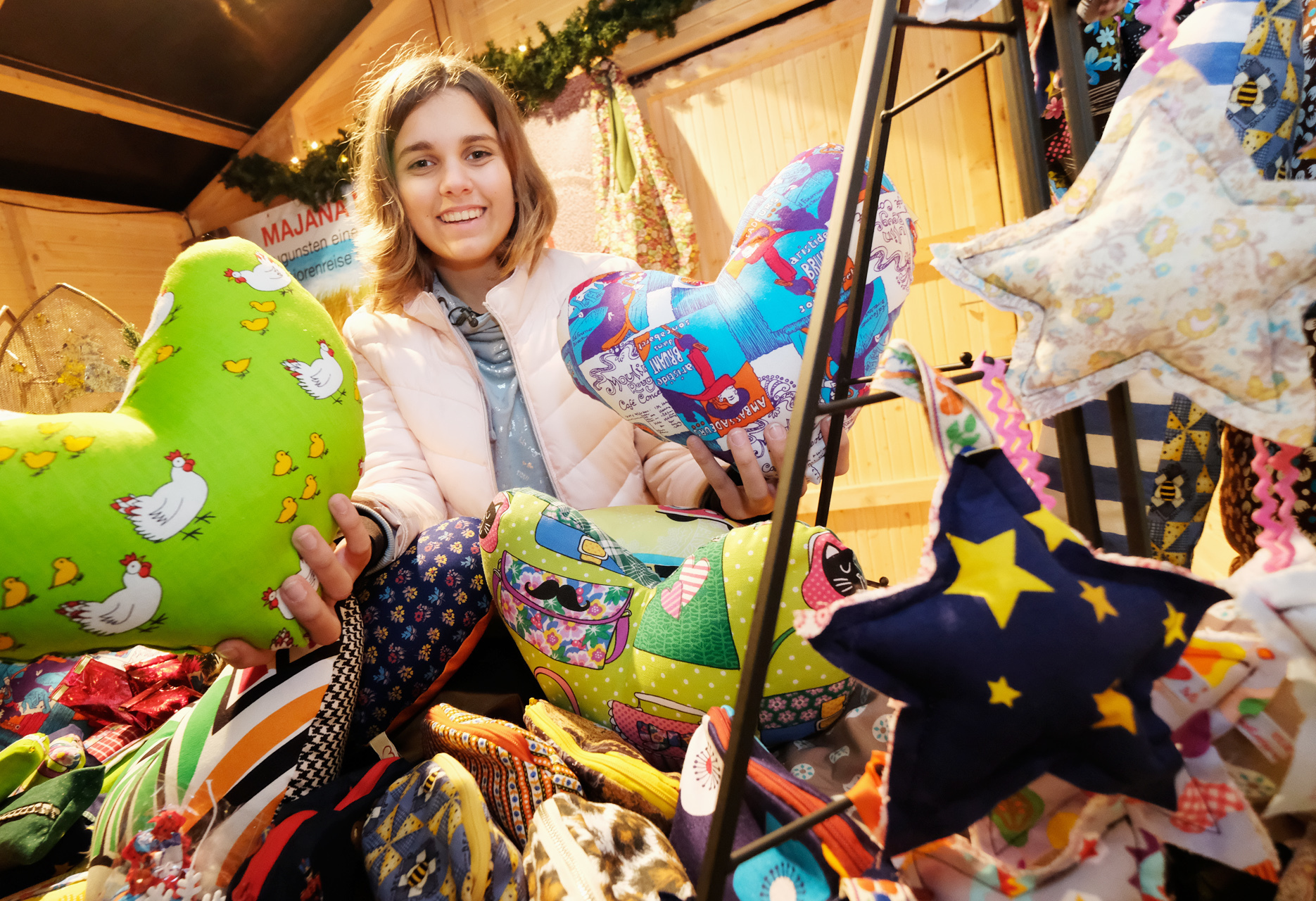 " Majana wird auch auf dem Nikolausmarkt am 10. Dezember verkaufen. 3.000 Euro muss sie zusammenbekommen, damit sie ihren Senioren den großen Wunsch - einen kleinen Urlaub am Meer - erfüllen kann.