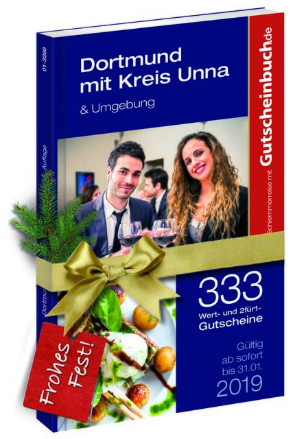 Das Gutscheinbuch gibt's im Buchhandel und online unter www.gutscheinbuch.de sowie unter Tel: 080022665600.