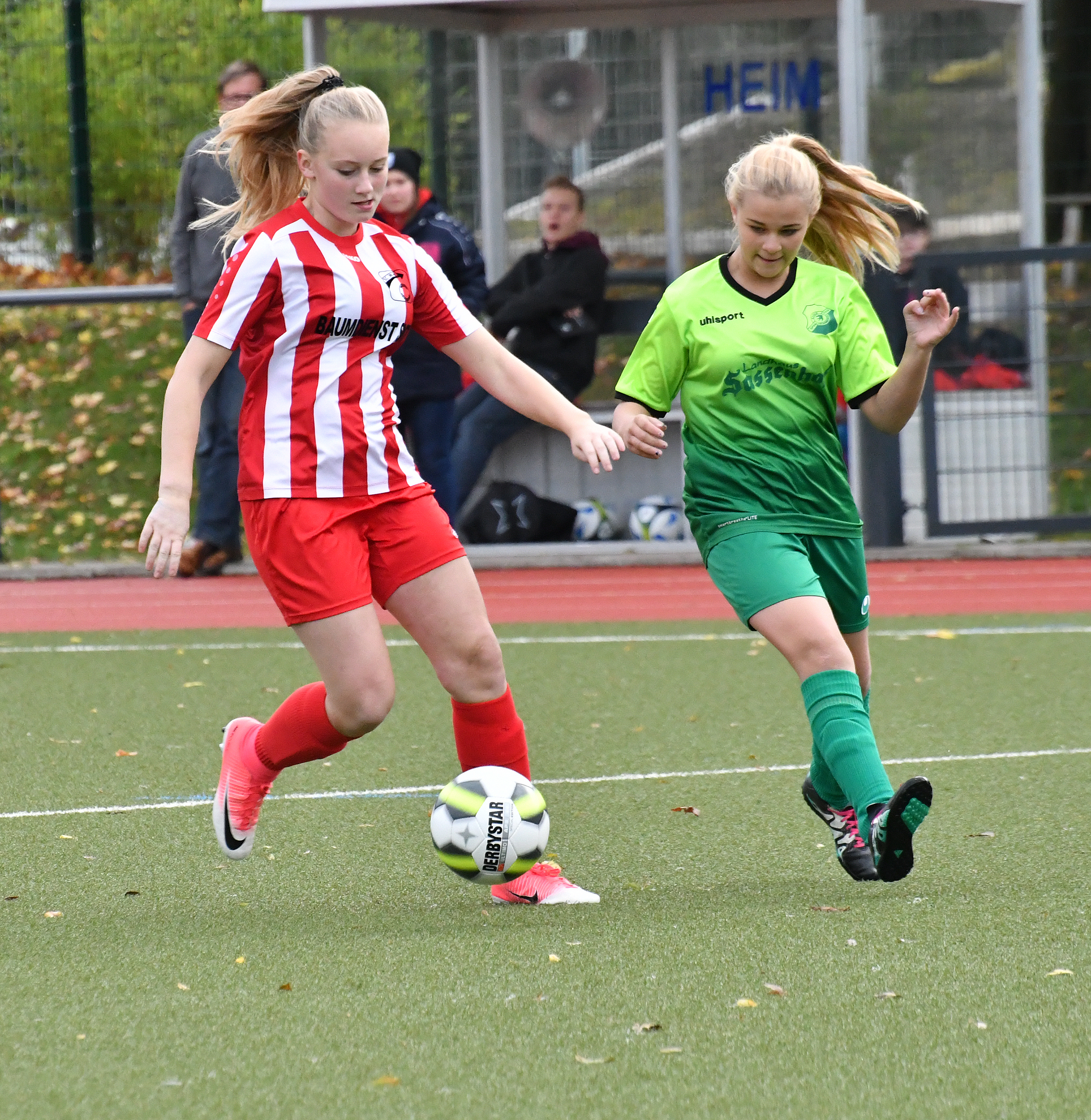 Die Löwentaler U15 Mädchen machten es wieder spannend.
Foto: Bangert
