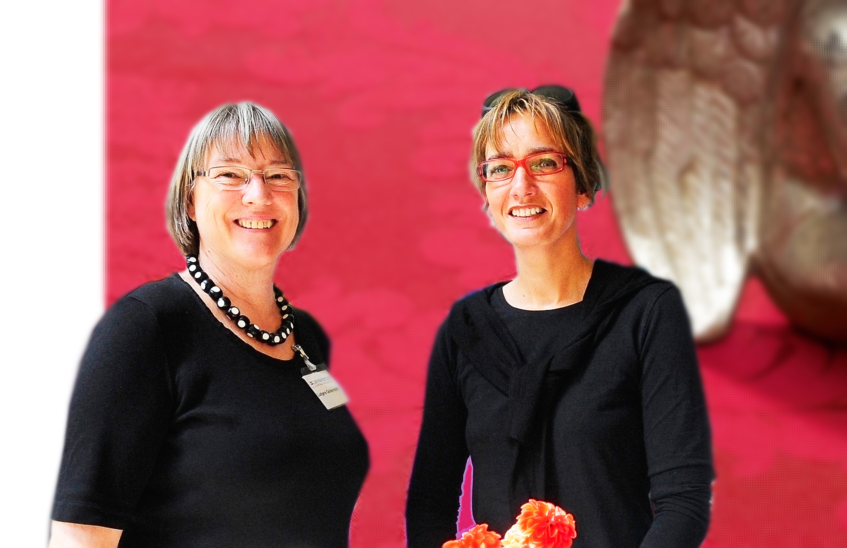 Ludgera Geldermann (links) und Sandra Tinnefeld arbeiten im Team.