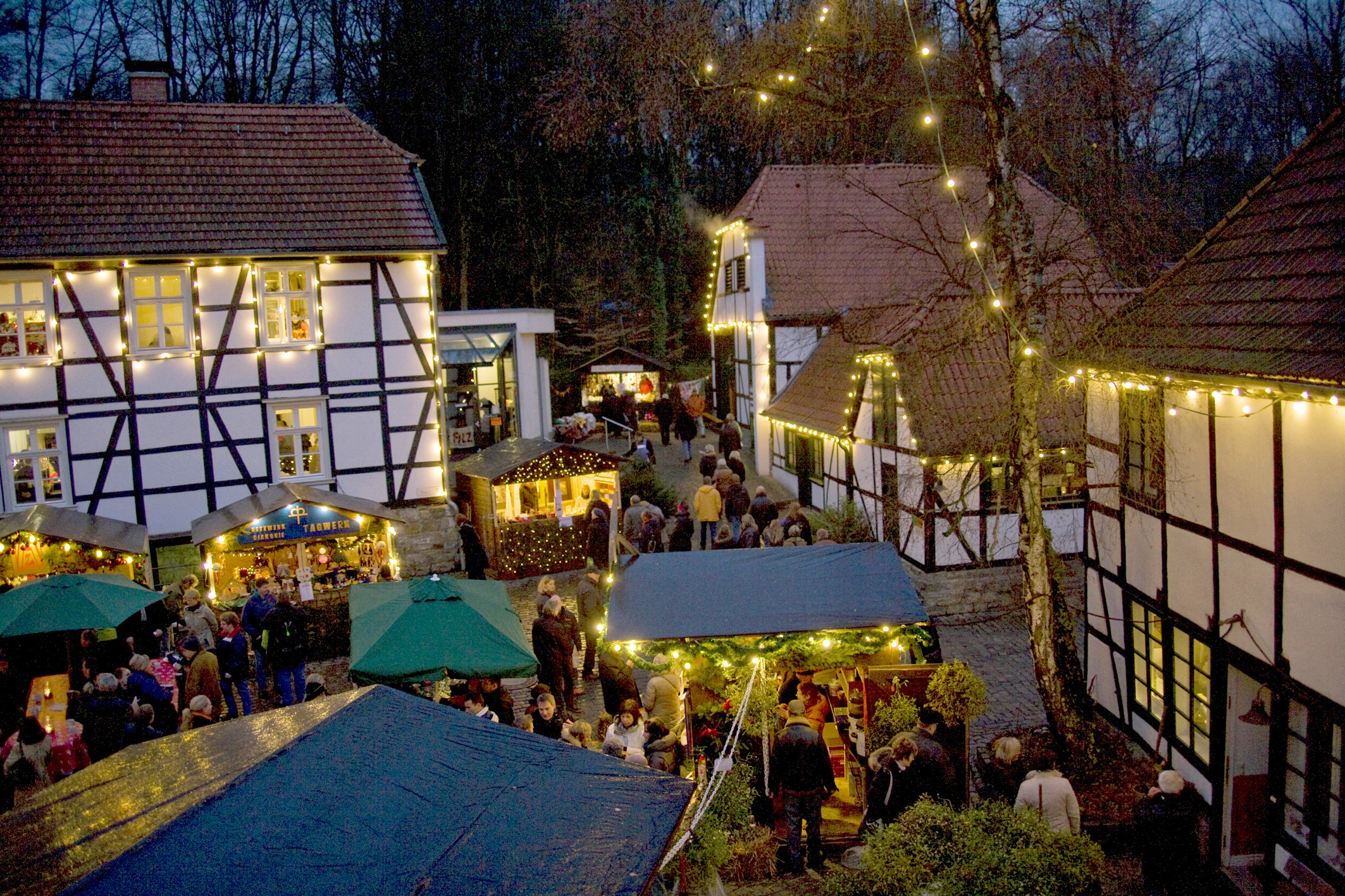 Am 2. und 3. Adventswochenende lädt das weihnachtliche Barendorf zum Besuch ein. Foto: Stadt Iserlohn