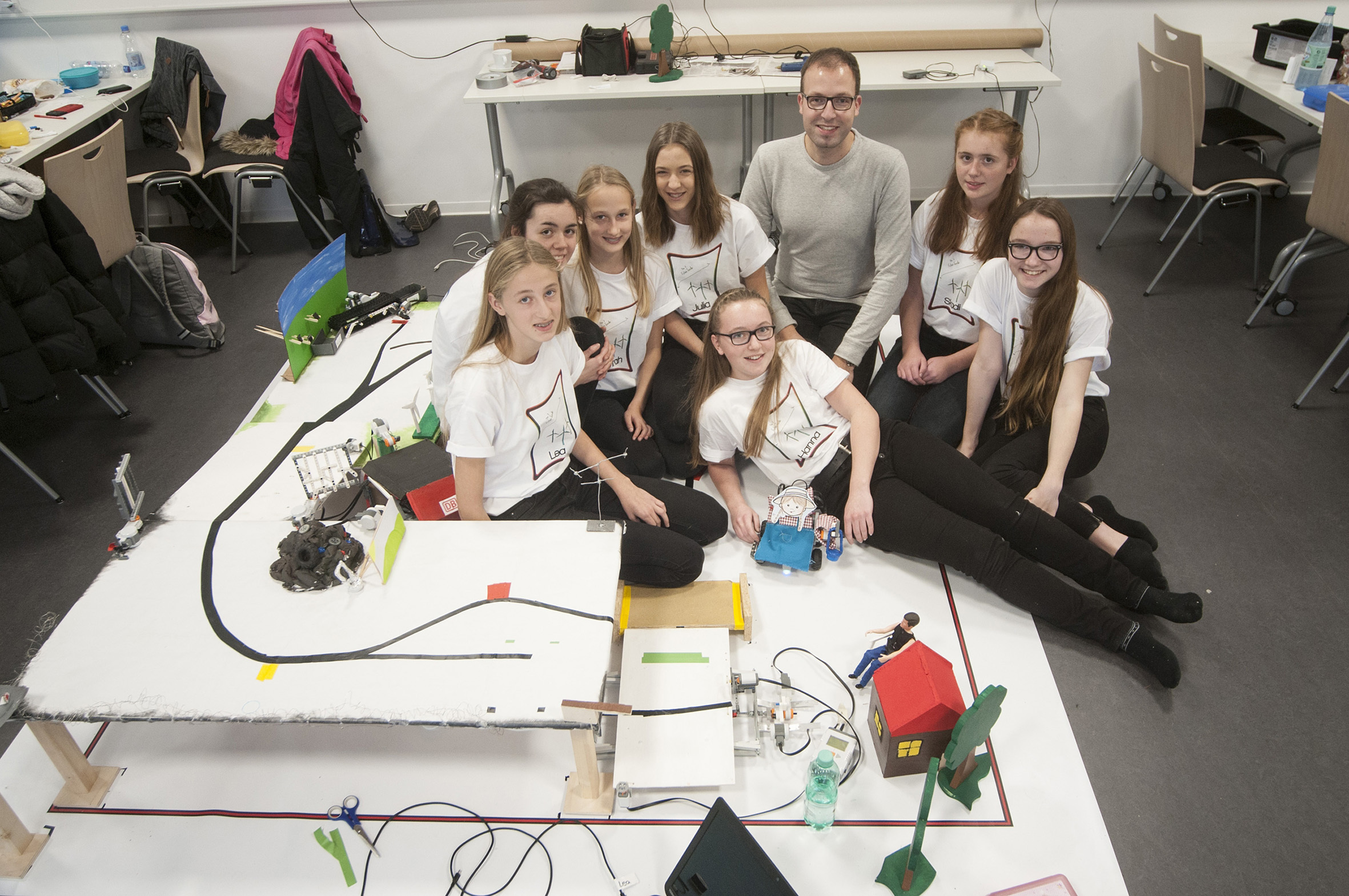 Das Sieger-Team „The 7 Future Traveller” vom AVG Wesel. Sie fahren am Samstag zum großen Finale in Mülheim.