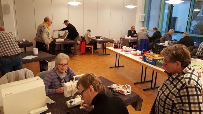 Großer Andrang im letzten Repair Cafe Wambel ...