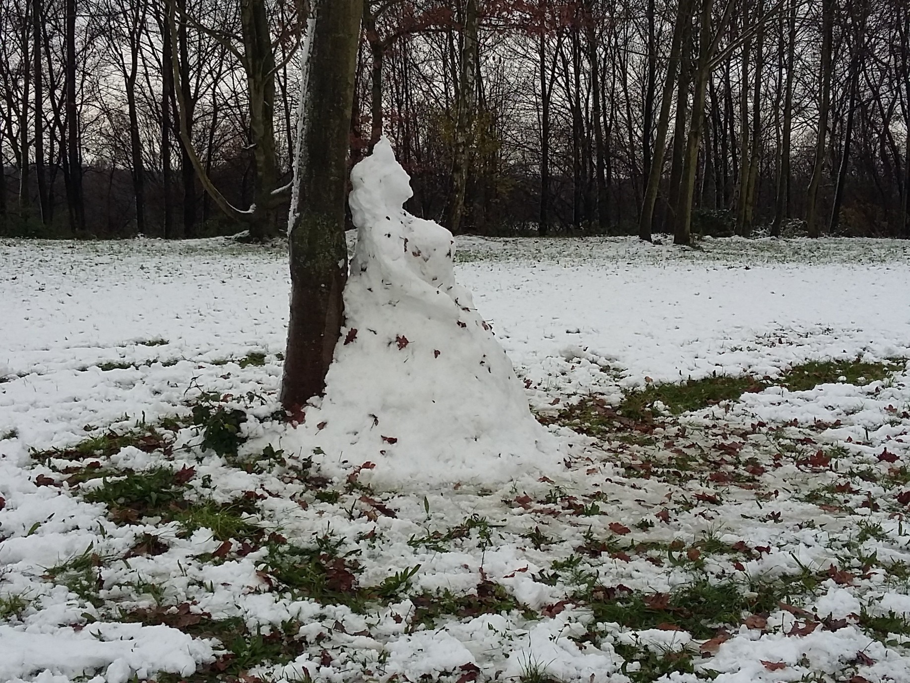 Da stand sie plötzlich: die Schneekönigin!