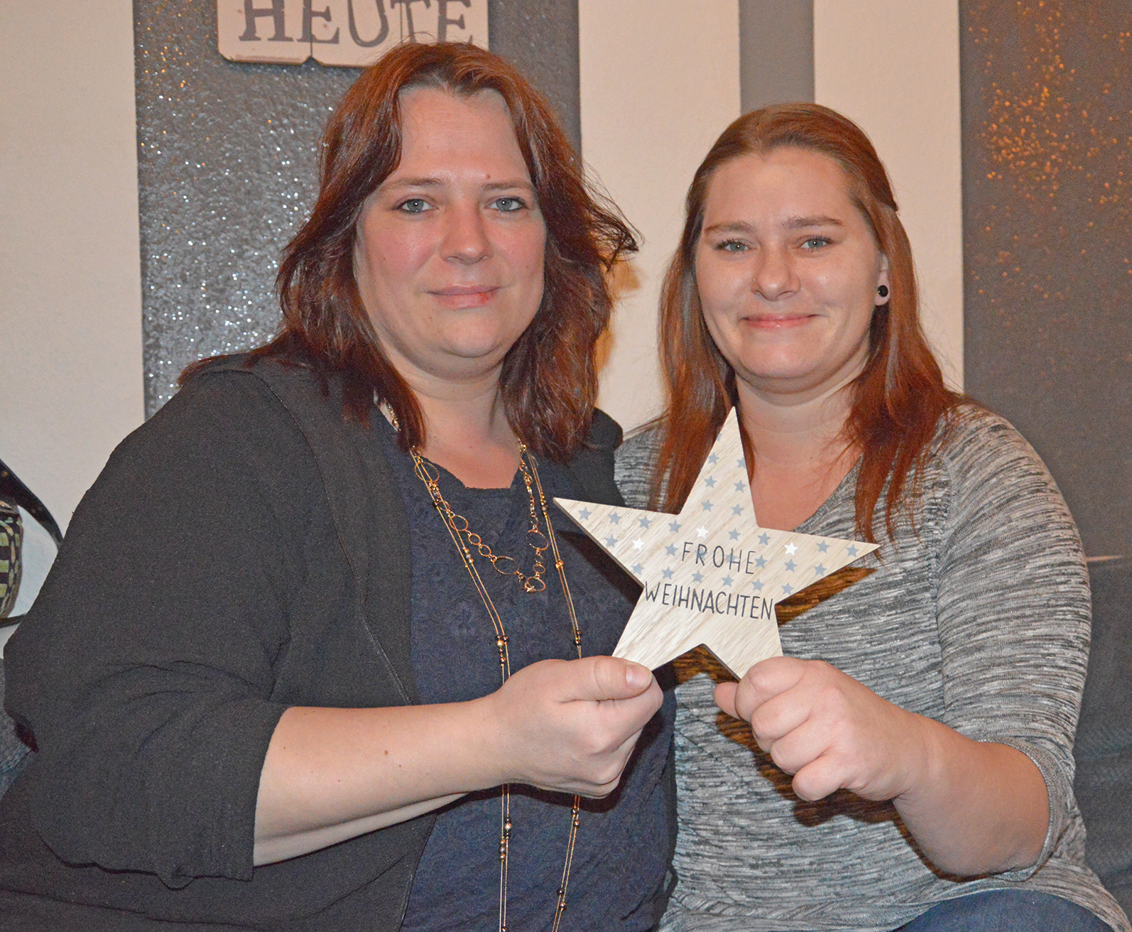 Anne Bockhau (links) wurde von ihrer Freundin Melanie Benzel als "Engel" für unsere Stadtanzeiger-Weihnachtsserie nominiert.
