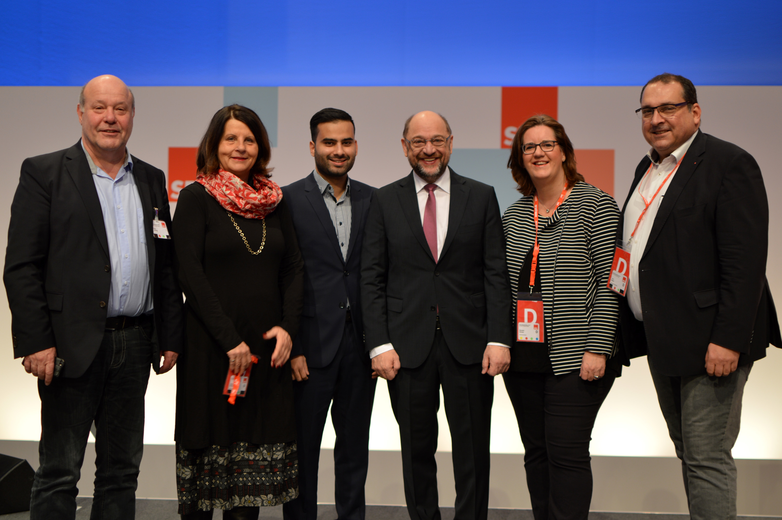 Peter Zwilling, Andrea Rottmann, Shamail Arshad, Martin Schulz, Kerstin Griese, Jens Geyer