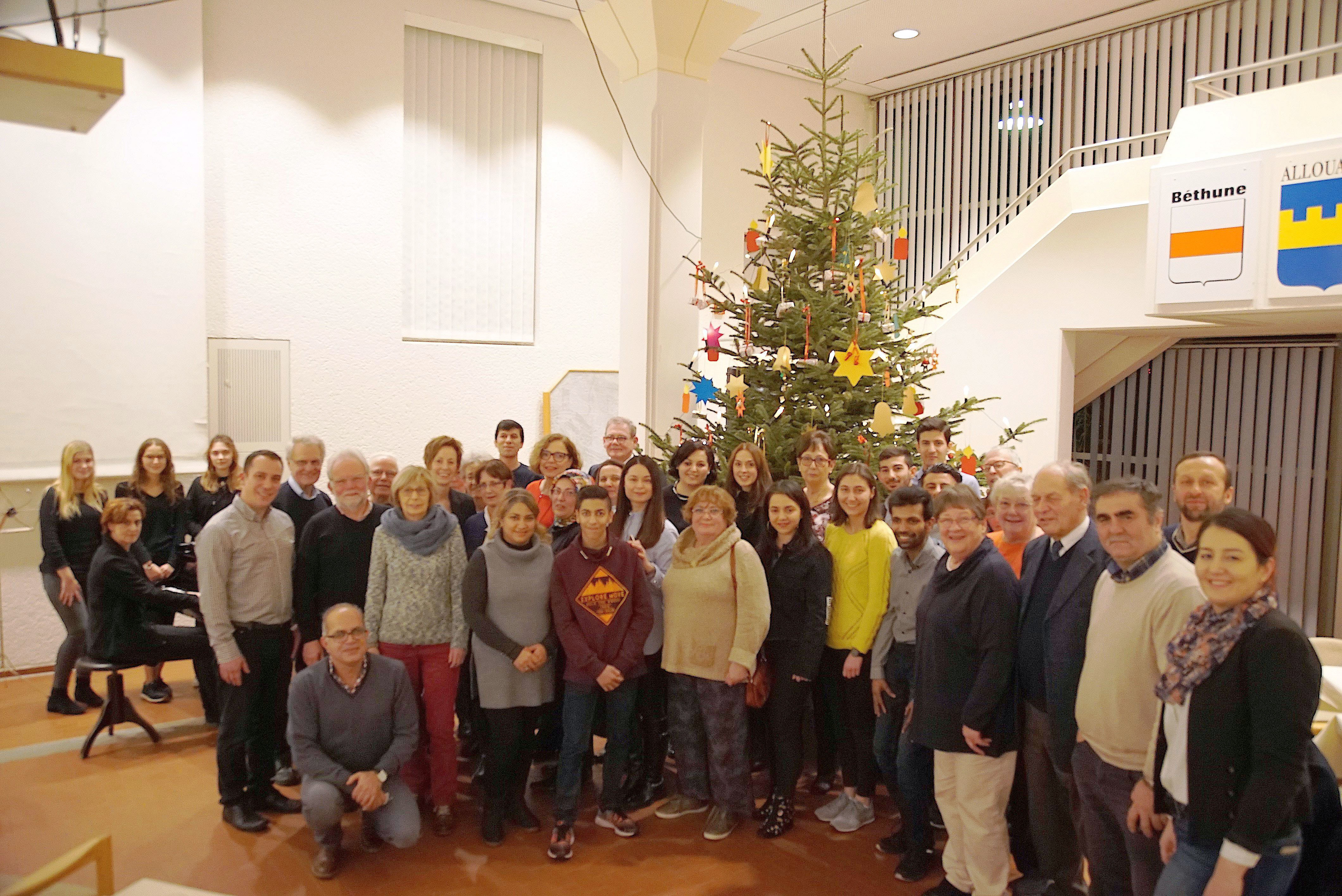 Am Freitag fand bereits zum siebten Male eine gemeinsame interreligiösen Weihnachtsfeier im Bürgersaal des Rathauses statt.