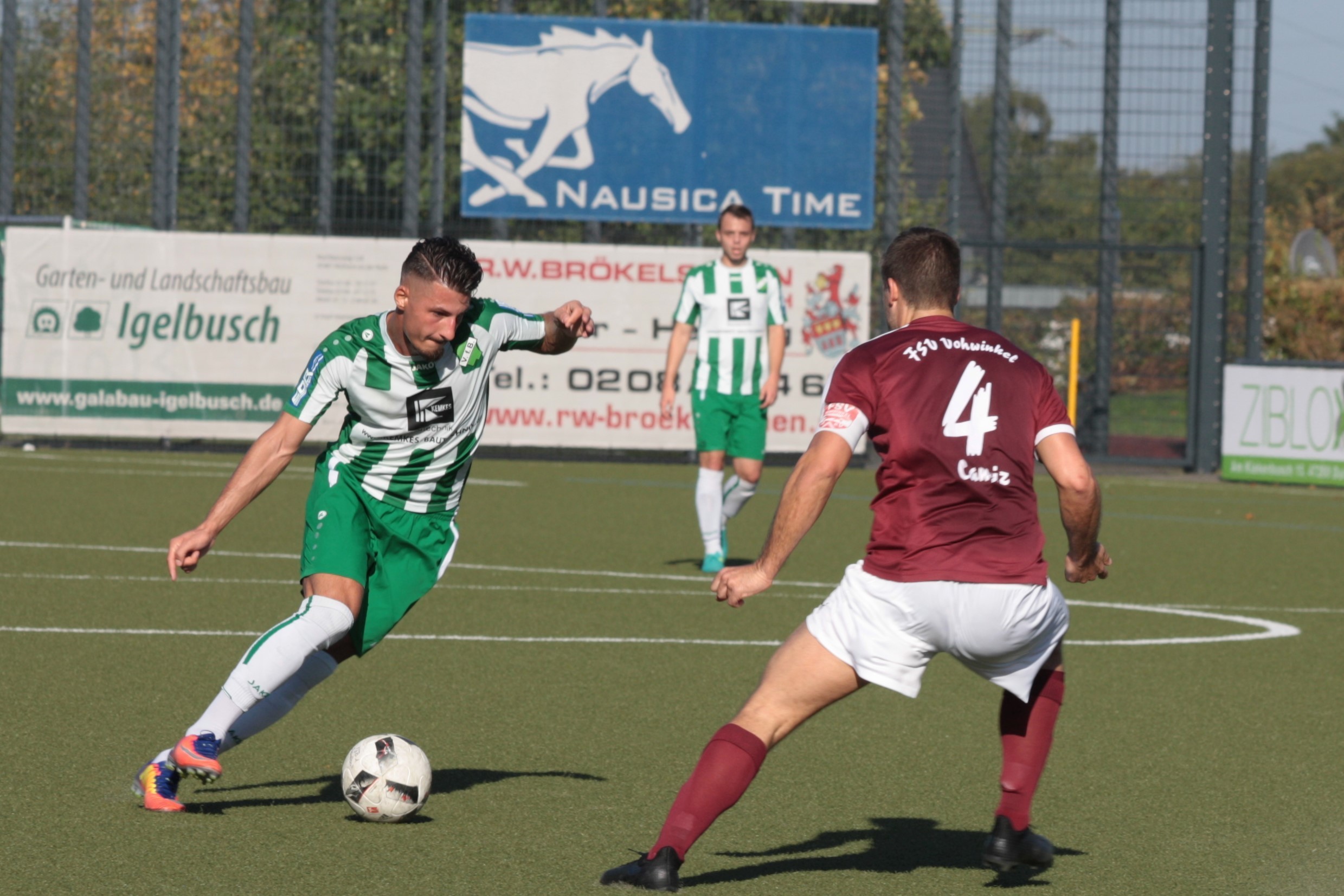 Hattrick für Speldorf: Esad Morina war der Mann des Tages.