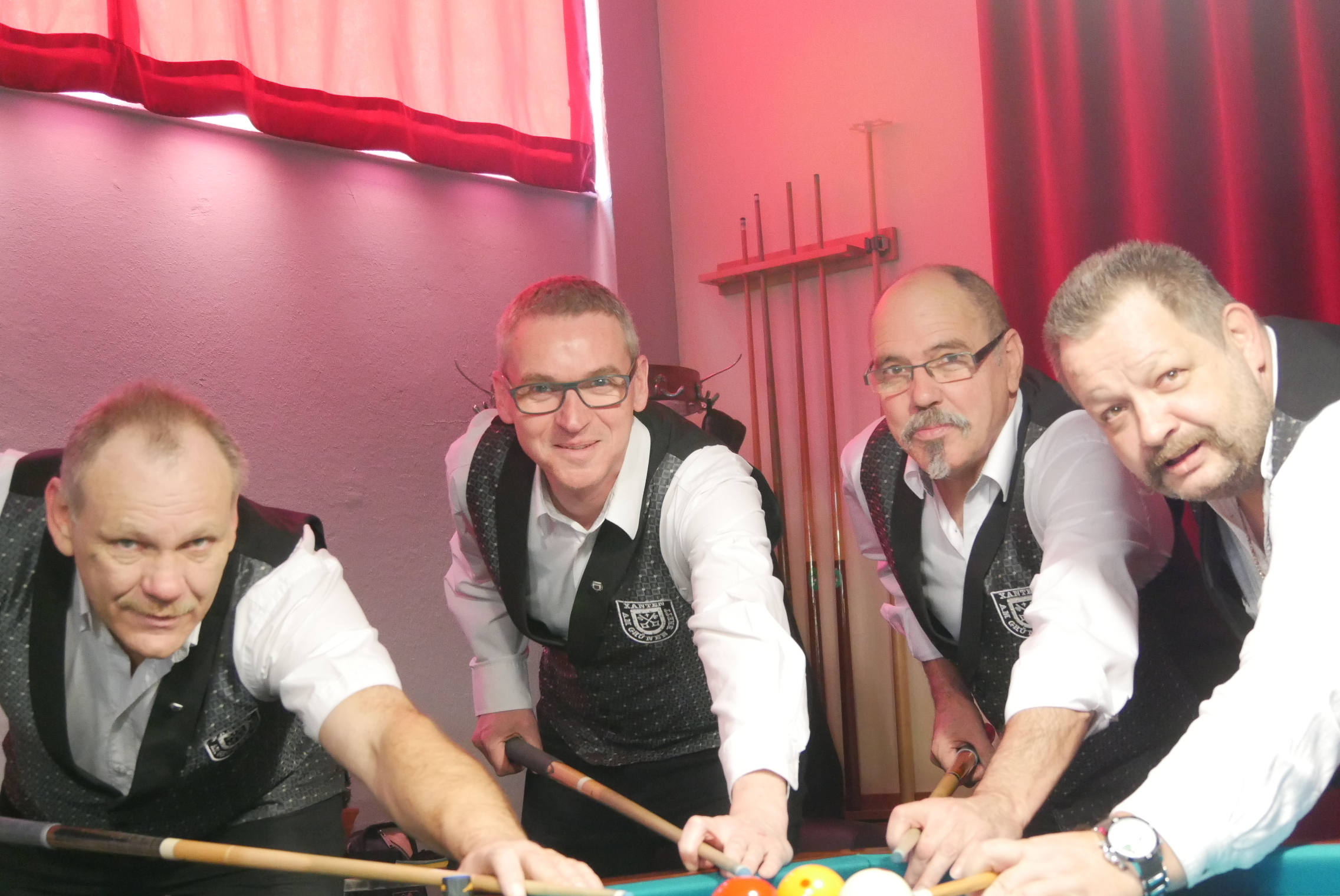 von links; Ralf Scholten, Stephan Koppers, Wolfgang Pfitzner und Andreas Weber