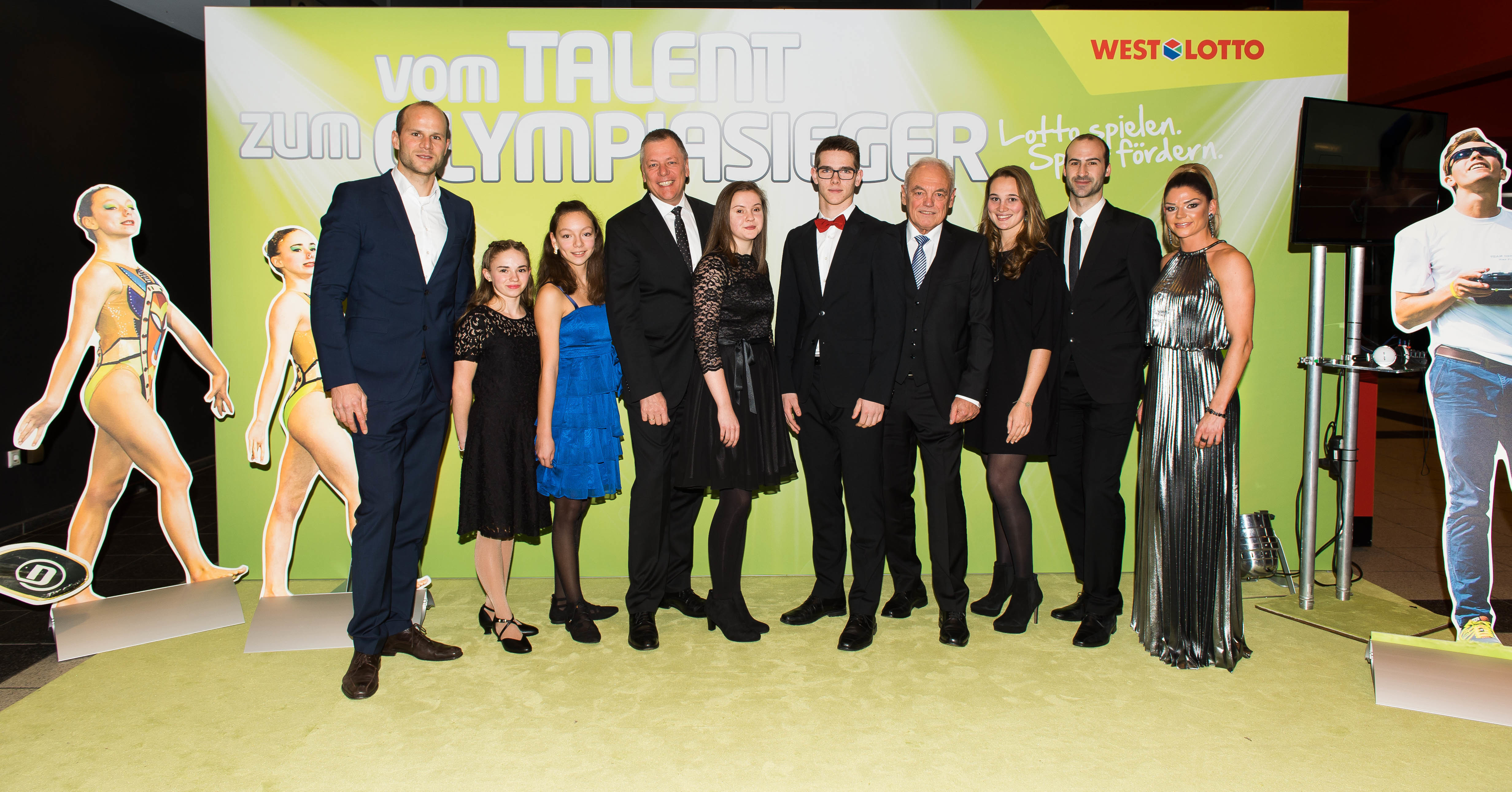 Auf Einladung von WestLotto trafen Top-Talente aus NRW einige der Nominierten beim FELIX-Award und konnten sich Tipps abholen.