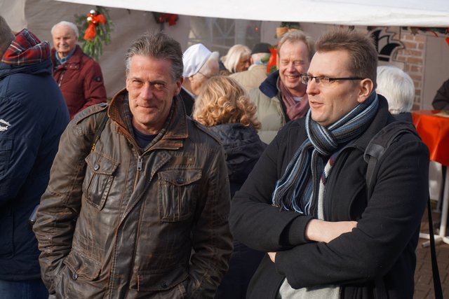 Michael des Clerque und Stefan Pollmanns vom Wochenanzeiger.