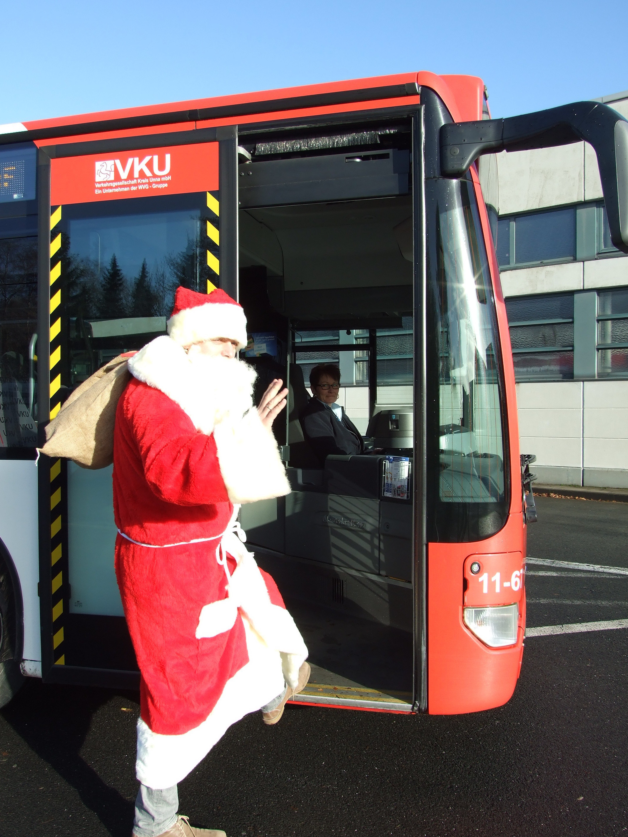 Die VKU bietet ihre öffentlichen Verkehrsmittel auch zu Weihnachten an, jedoch ist dabei einiges zu beachten. Foto: privat