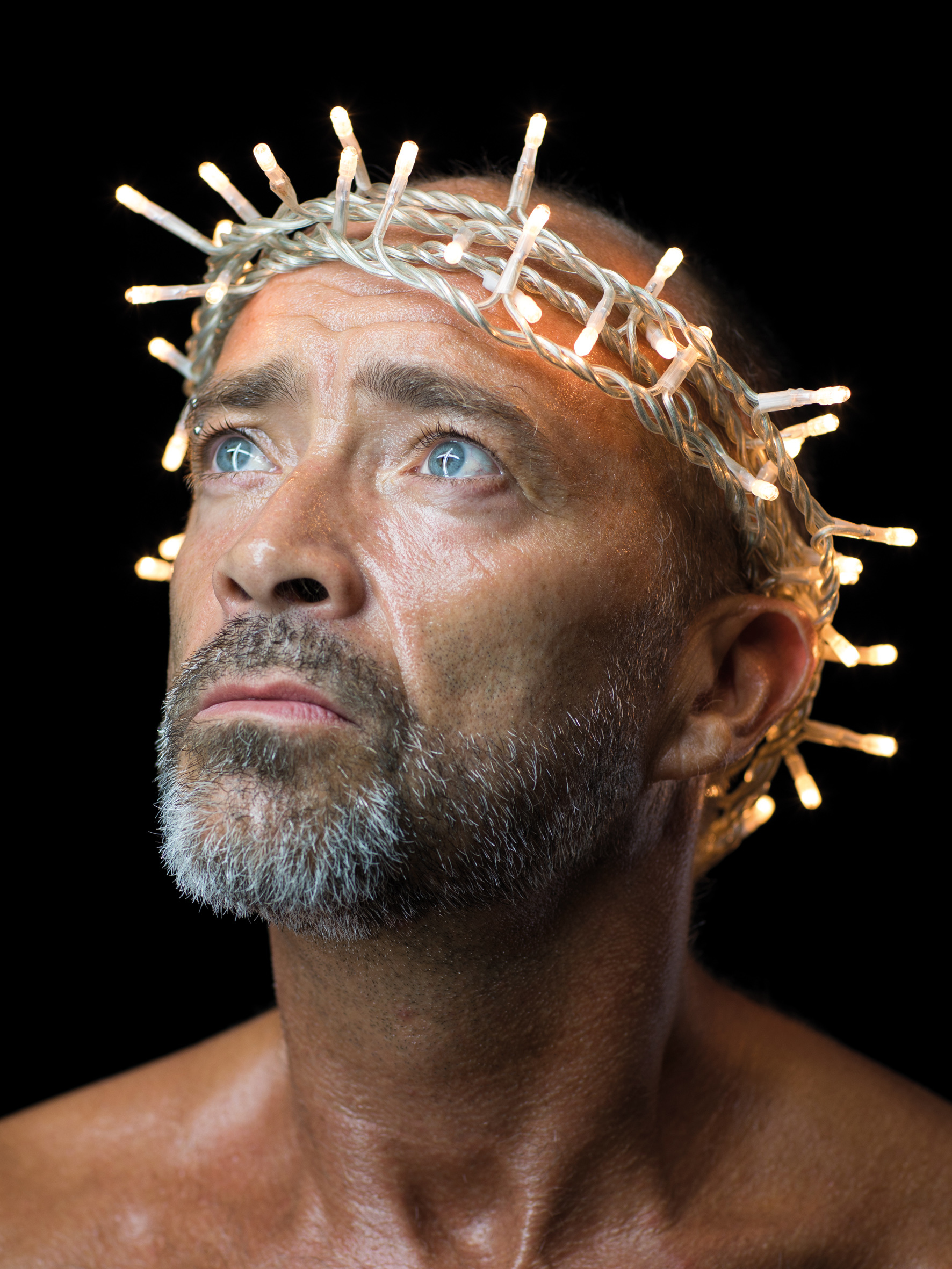 Henrik Wager als Jesus. Foto: Sebastian Schiller