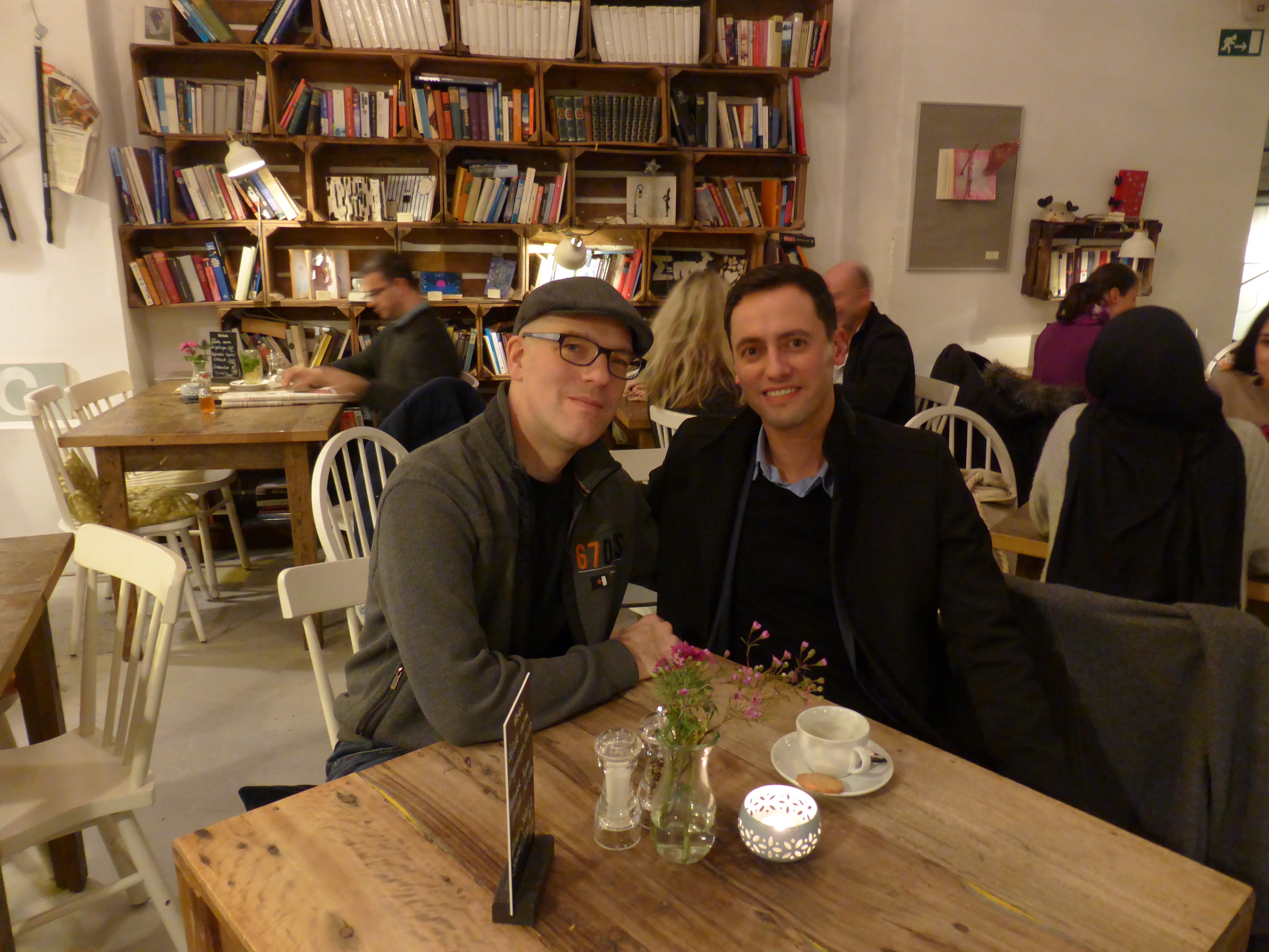 Zusammen bilden die beiden „Kumpel“ Daniel von der Heyde (l.) und Martin Dohin das Duo „Mon Pote“. Foto: Nils Krüger