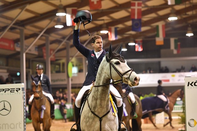 Markus Renzel mit Casqero; Sieger des Großen Preis GAHLEN 2017 der Automobilgruppe Köpper - in Memoriam Jürgen Salamon