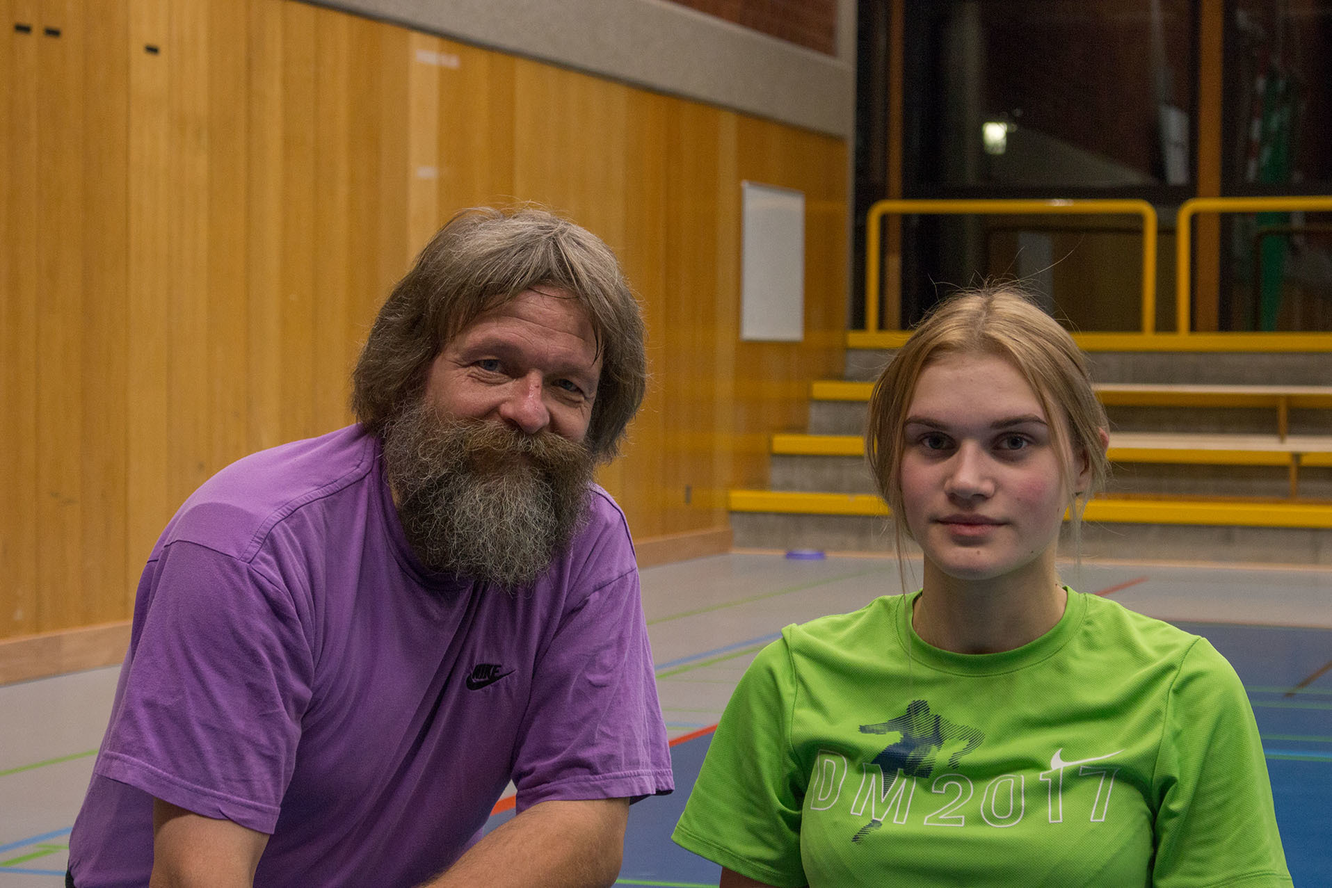 Werner Speckert (56) mit einer seiner Hoffnungen, Franziska (Franzi) Schuster (15)
