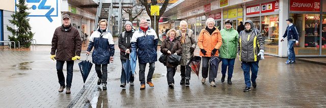 Start der Wanderungen ist traditionell im EKS an der Gleiwitzstraße.