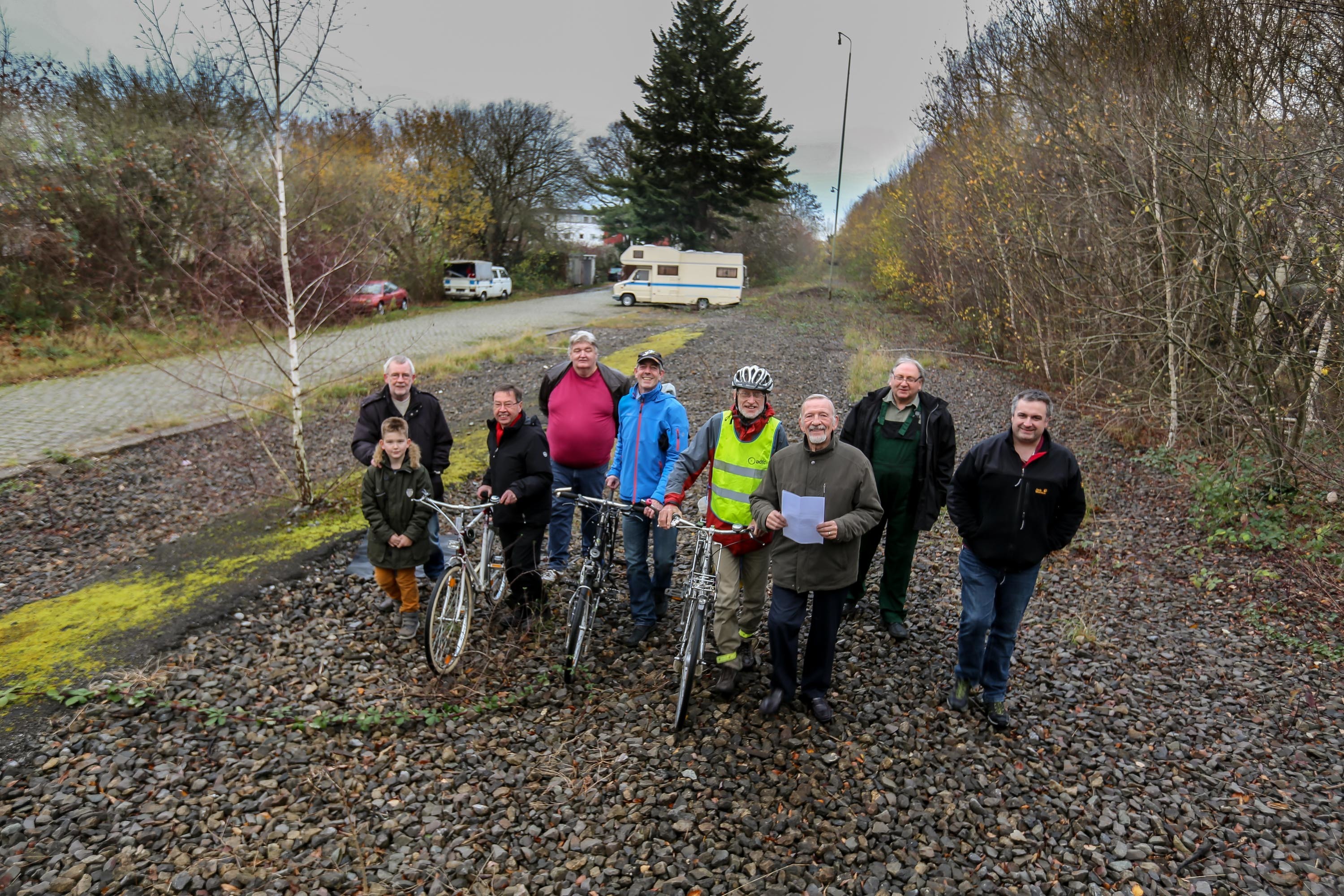Die Freude über den Förderbescheid für den Gartenstadtradweg ist groß (Foto: privat)