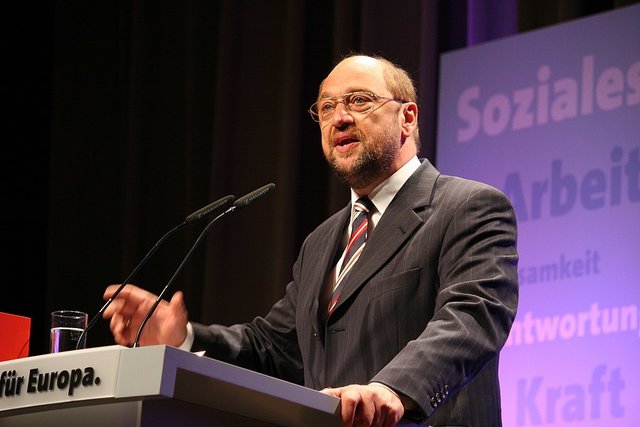 Martin Schulz wirbt für Koalitionsverhandlungen mit der Union.