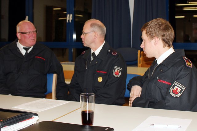 Im Gesprächsaustausch:  Michael Hartmann, Dietmar Eckhoff und Lukas Eckhoff