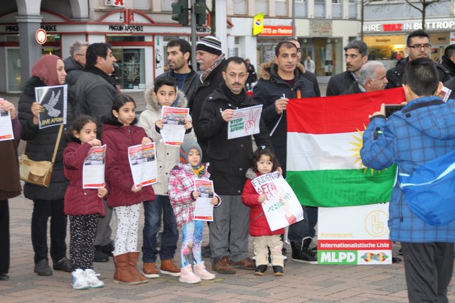 Bottrop,Pfermarkt, Solidarität mit Afrin, 25.01.2018, Foto Sahin Aydin