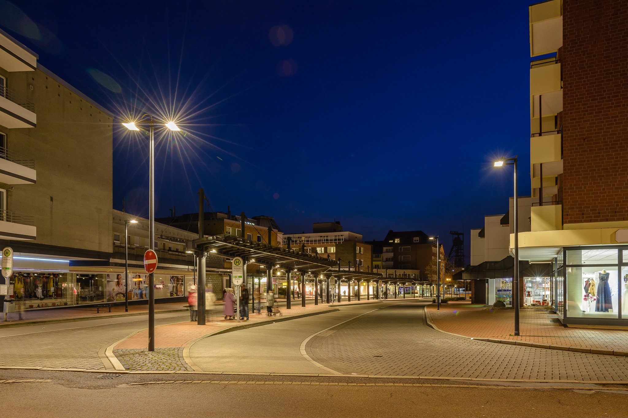 CastropRauxel bei Nacht (Teil 1 Der Busbahnhof) CastropRauxel