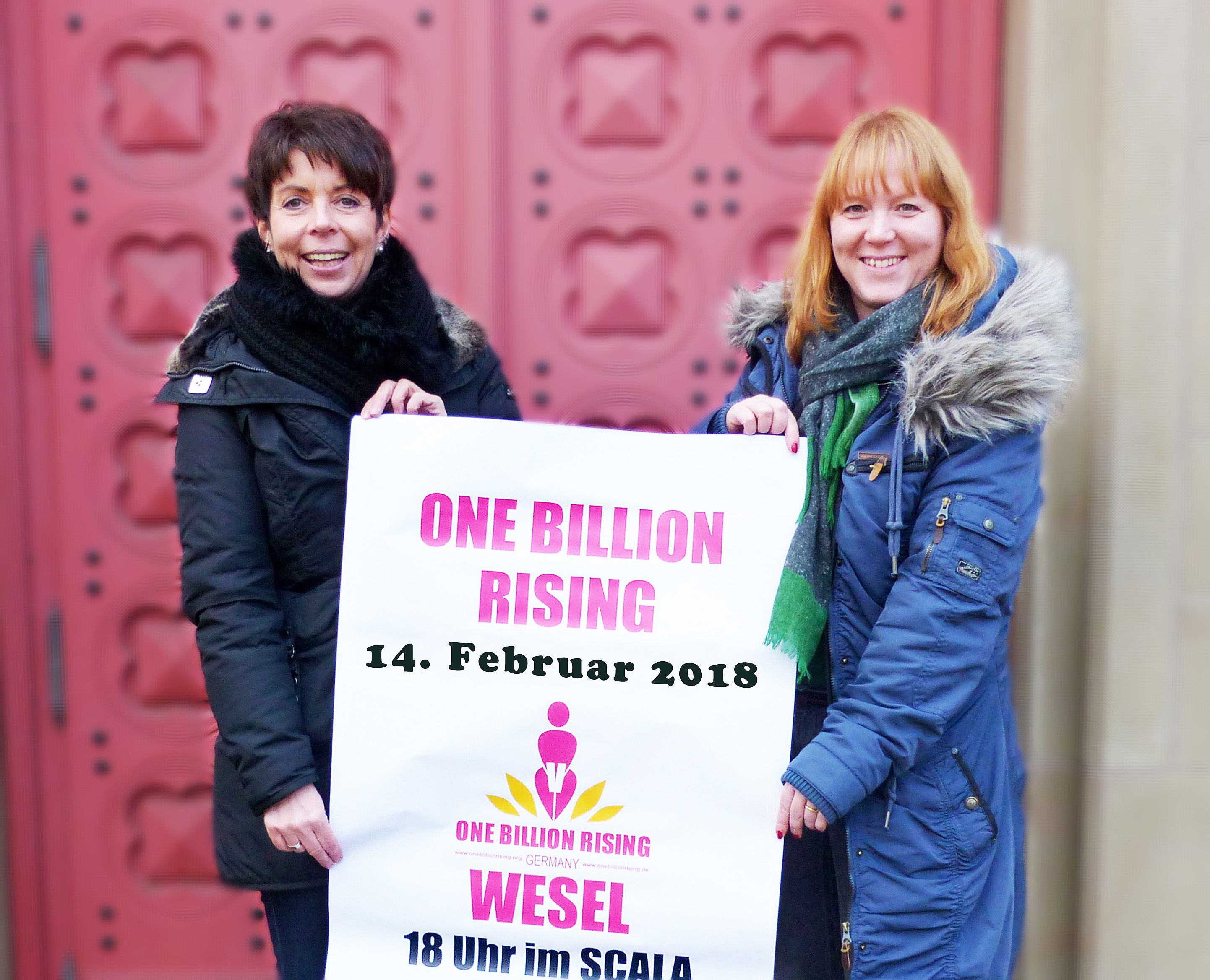 Susanne Döhrn (Soroptimist Club Wesel) und Barbara Cornelißen (städtische Gleichstellung) laden ein.