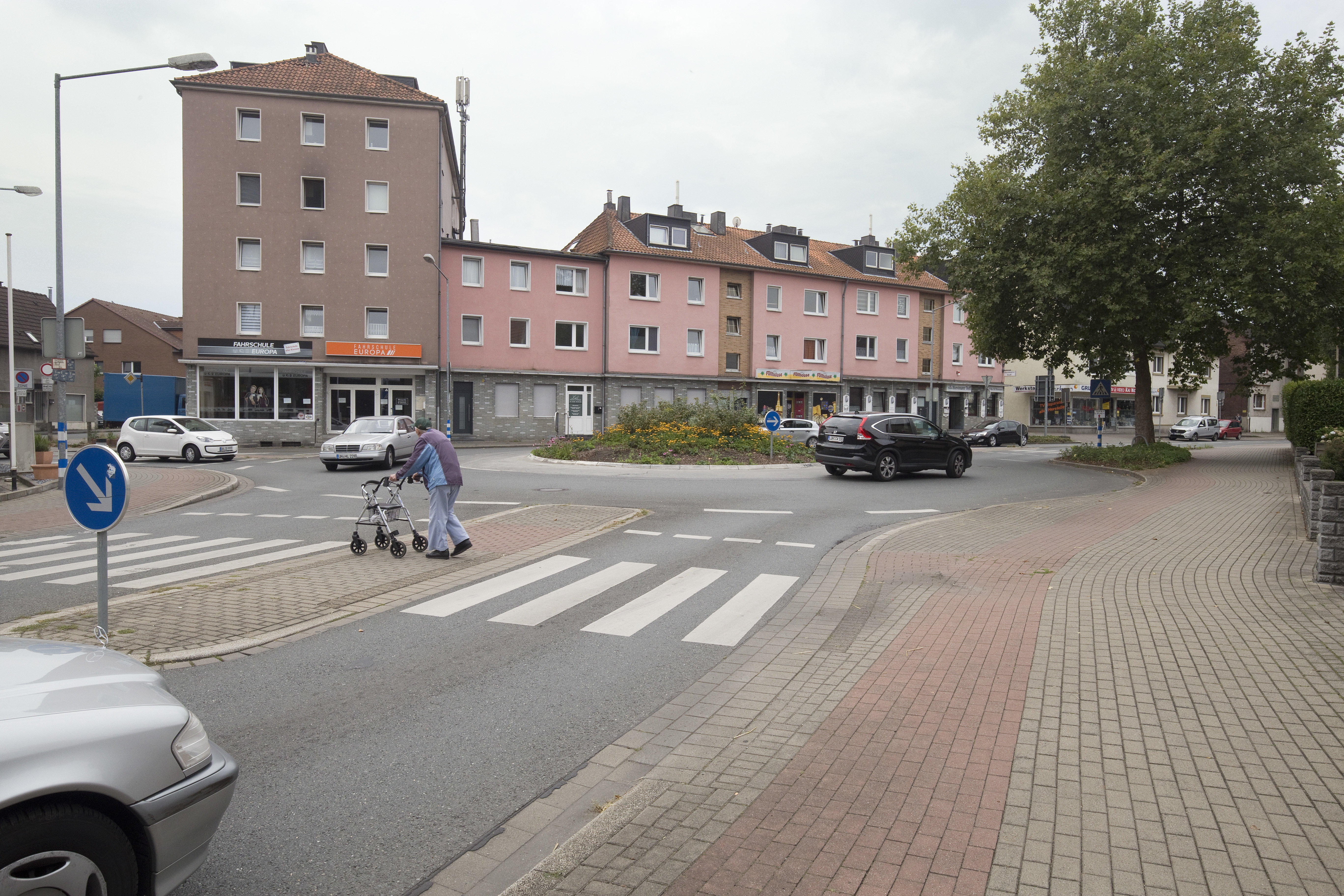 Mehr Kreisverkehre könnten den Verkehr in Lünen optimieren - wie hier in Horstmar.
