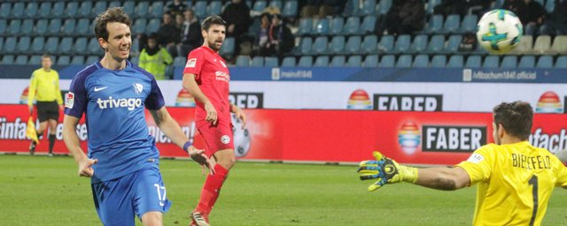 (C) Andreas Molatta , 29.01.2018 , Bochum ,
2.Bundeslige , 20.Spieltag , VfL Bochum 1848 - DSC Arminia Bielefeld ,
Robbie Kruse